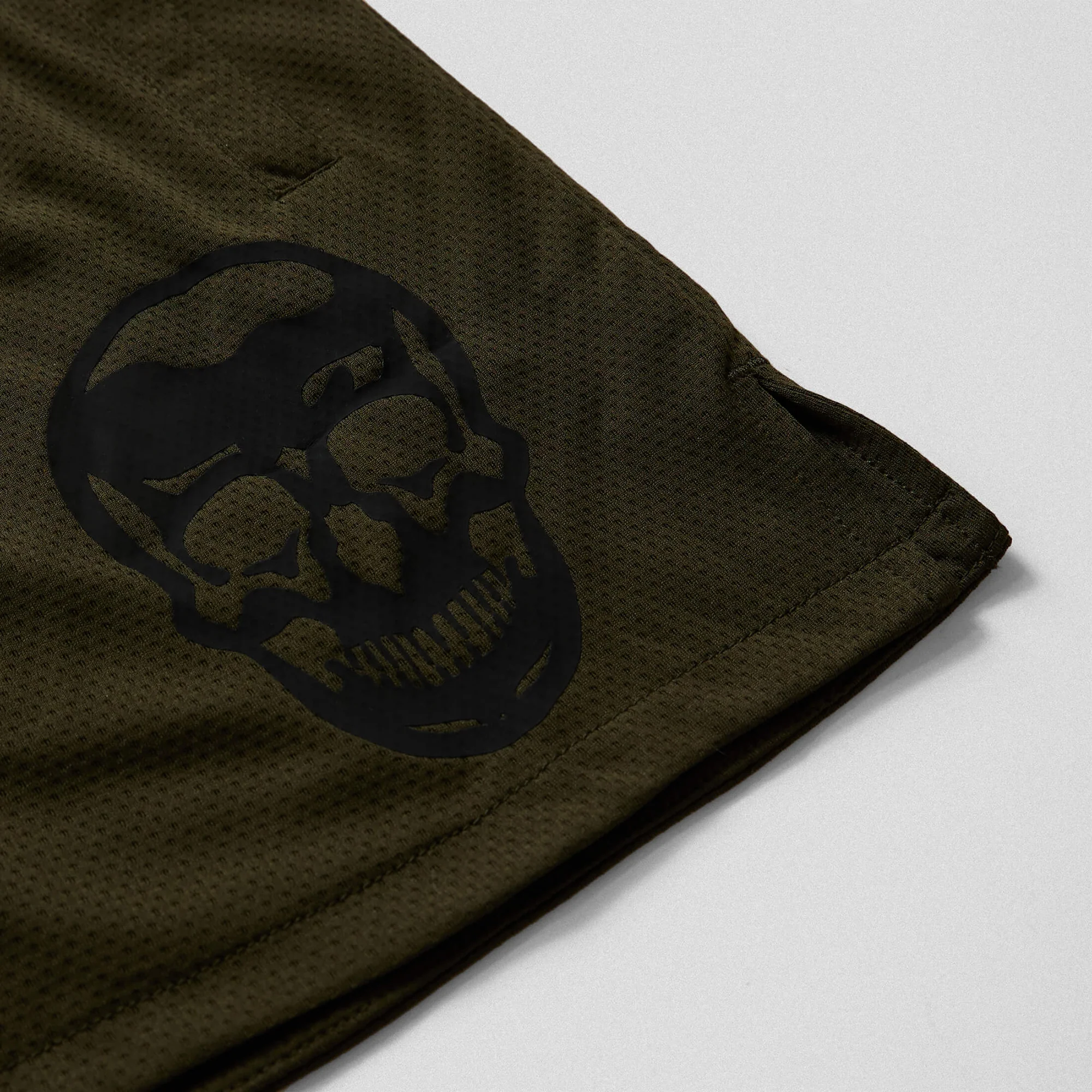 Mesh Training Shorts - OD Green - Image 3