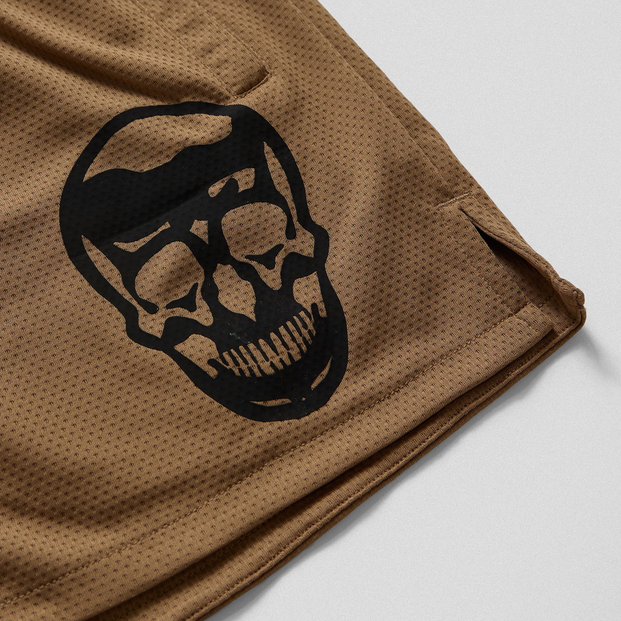 Mesh Training Shorts - Sand - Image 3