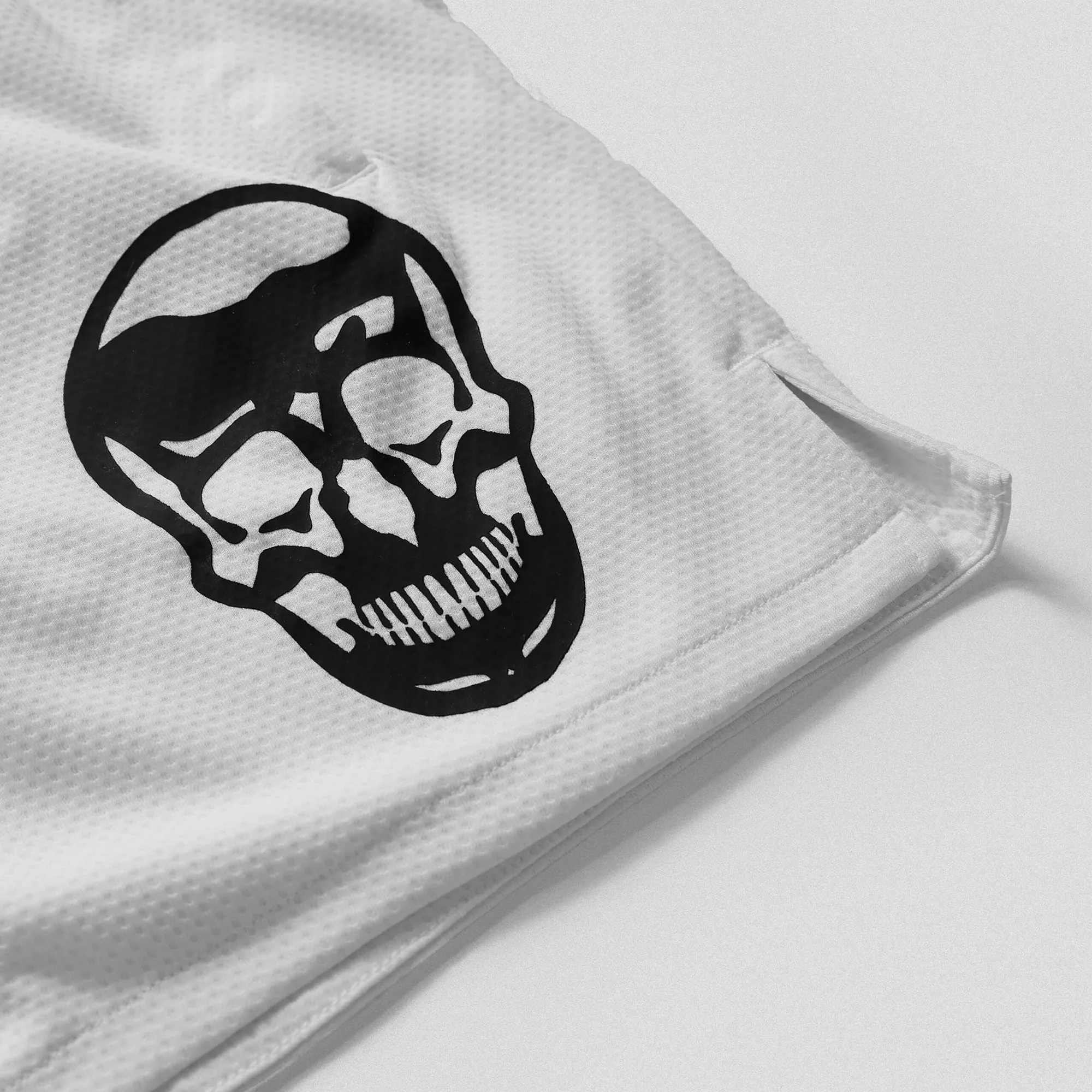 Mesh Training Shorts - White - Image 3