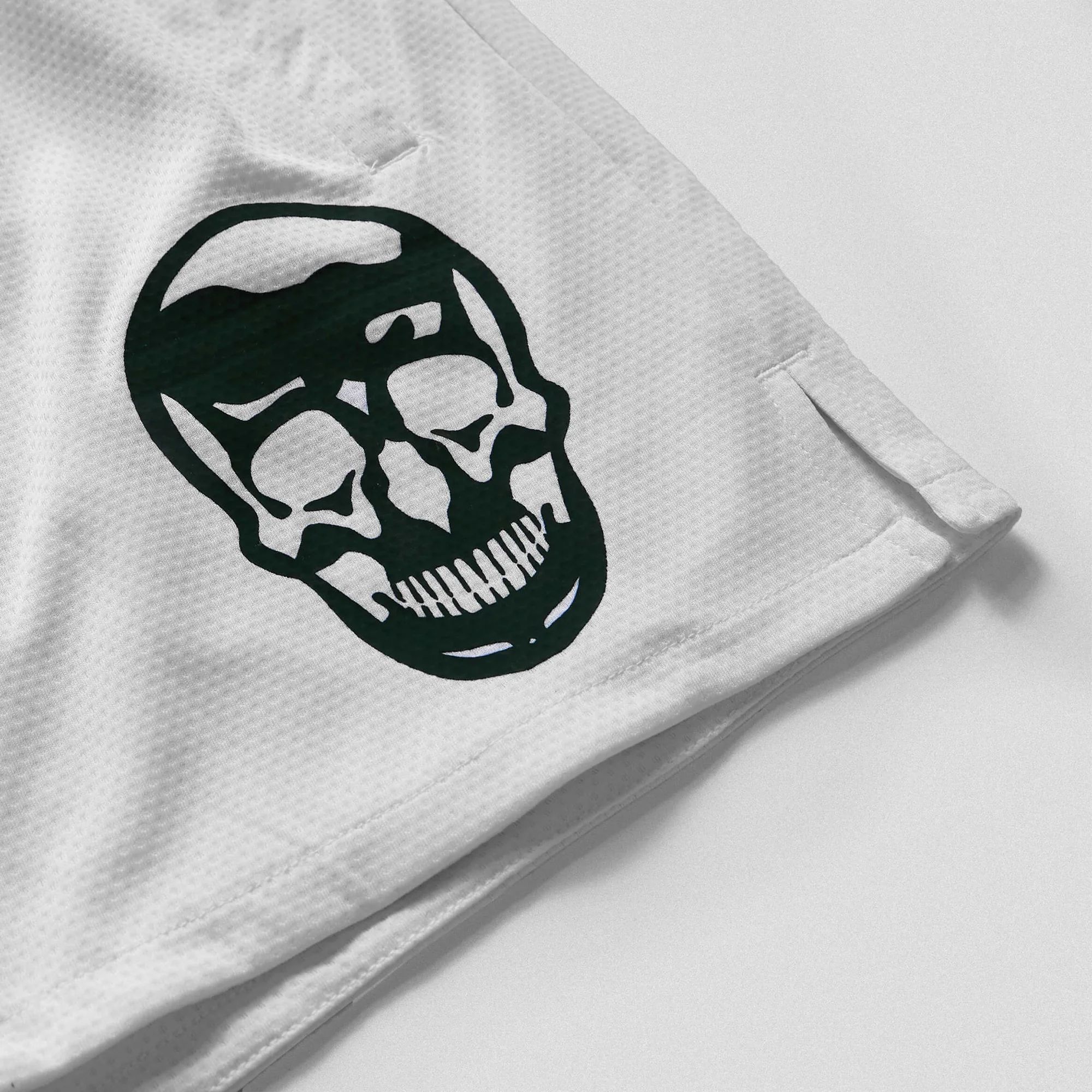 Mesh Training Shorts - White/Balboa - Image 3