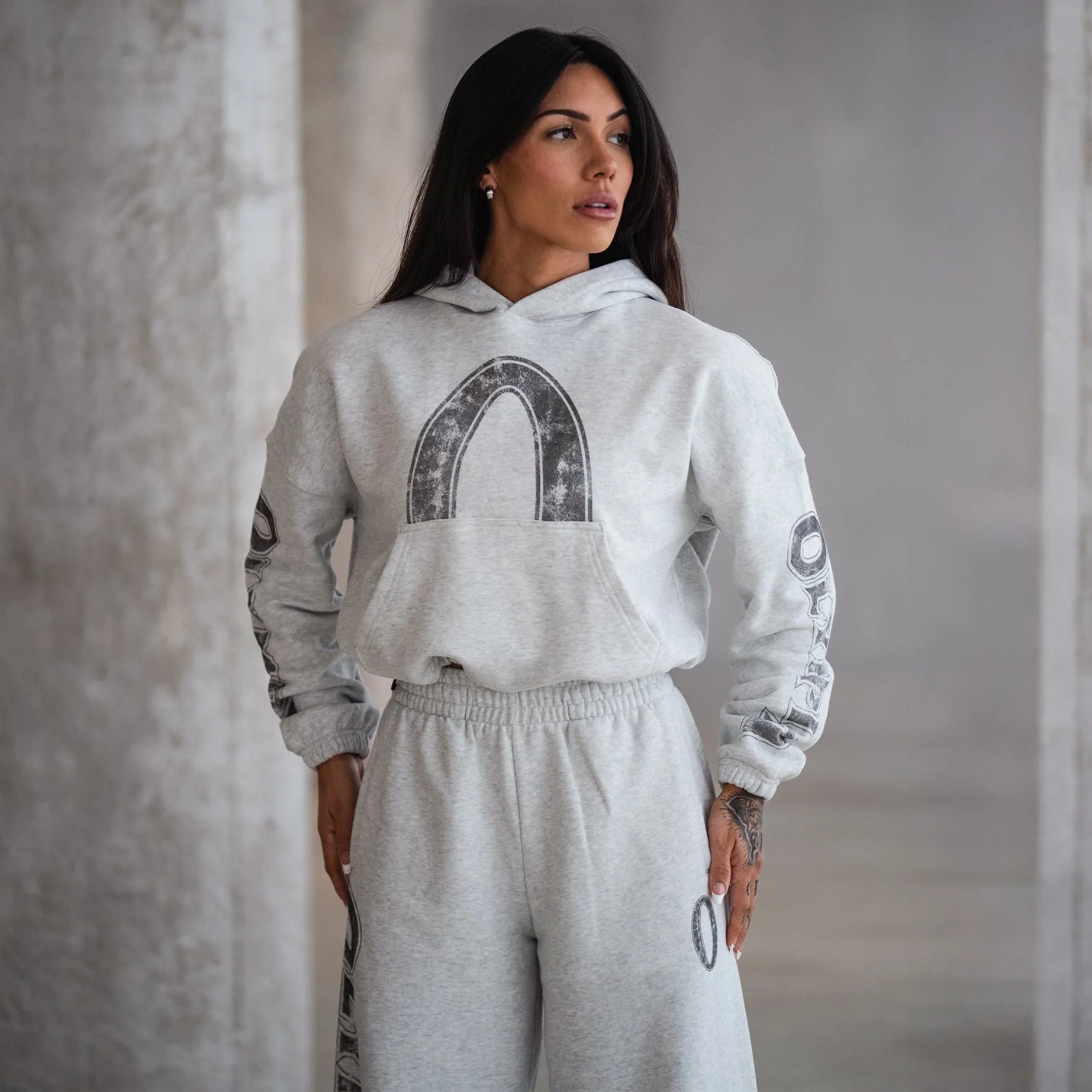 Olympia Cropped Hoodie - Image 4