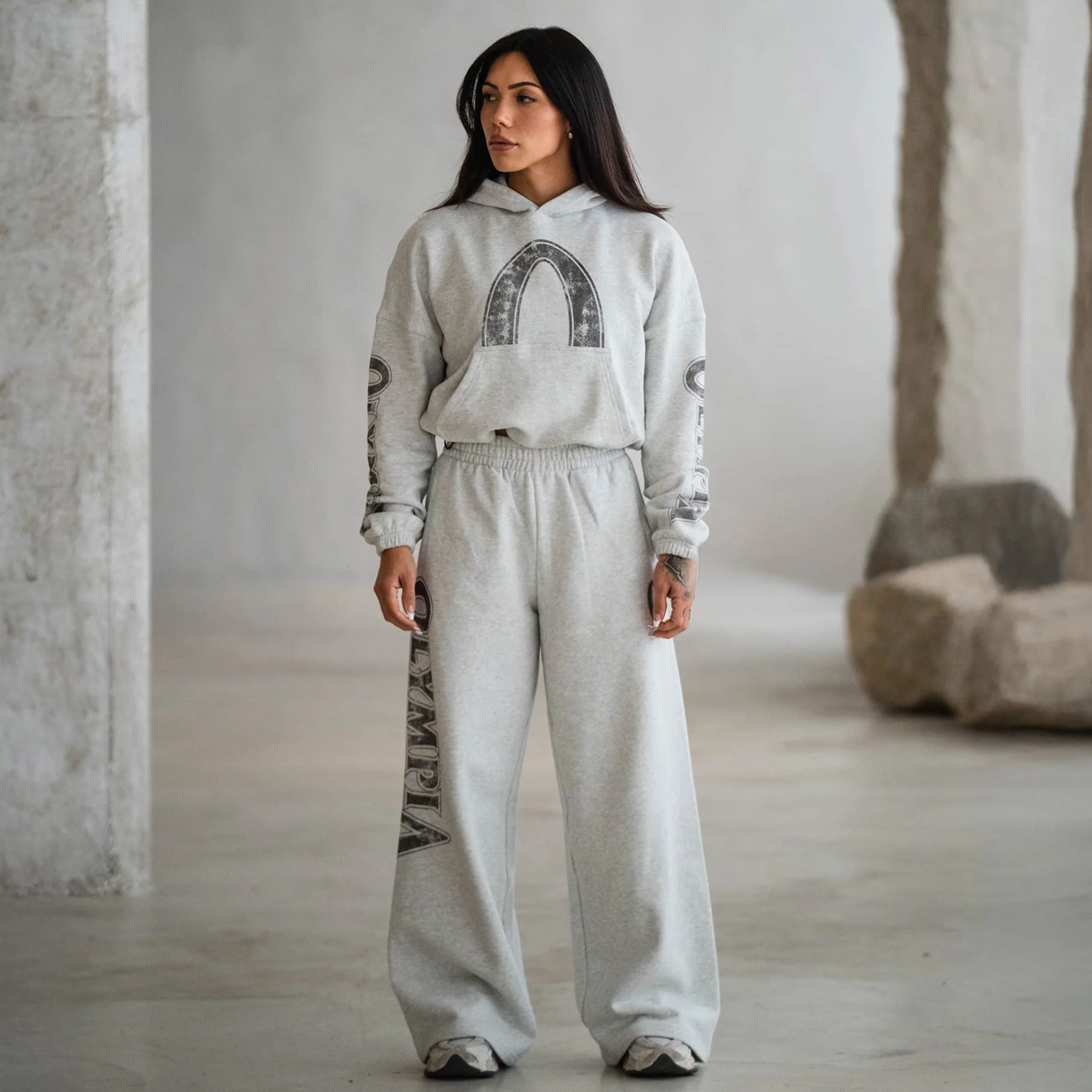 Olympia Cropped Hoodie - Image 5