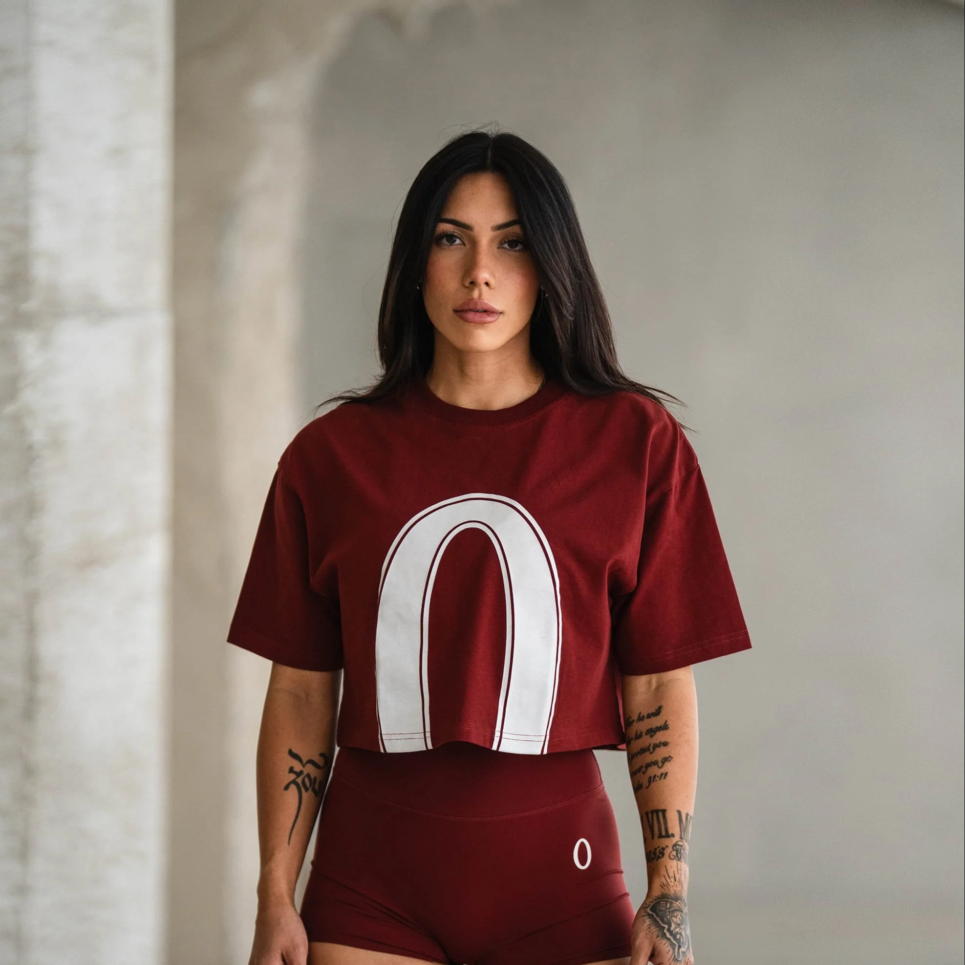 Olympia Cropped Tee