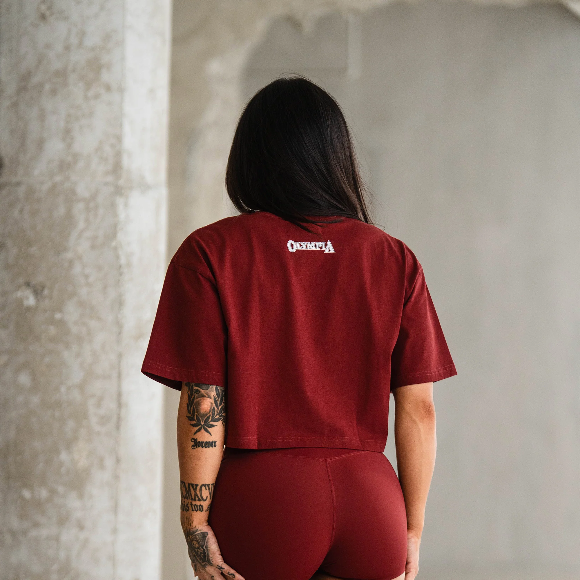 Olympia Cropped Tee - Image 2