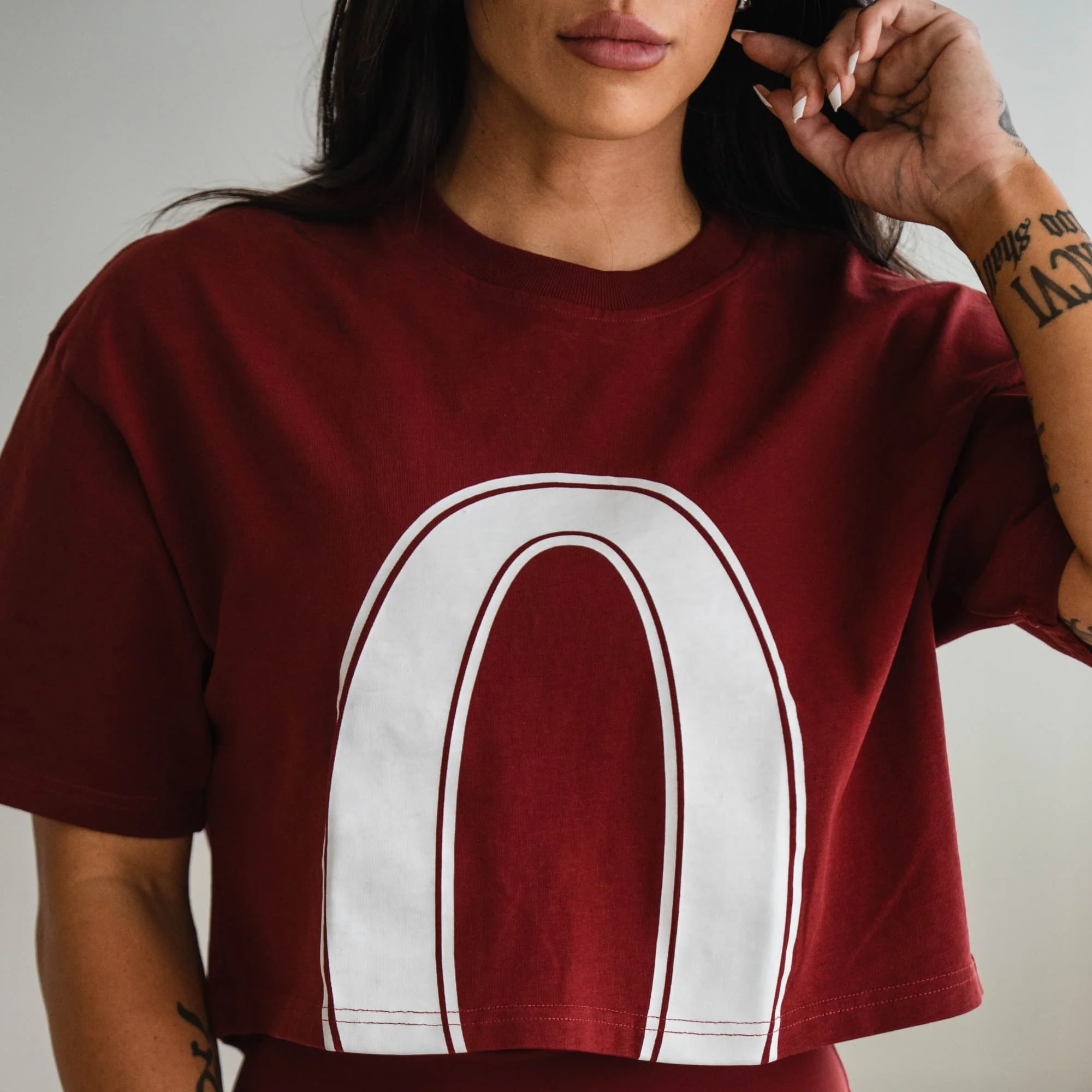 Olympia Cropped Tee - Image 3
