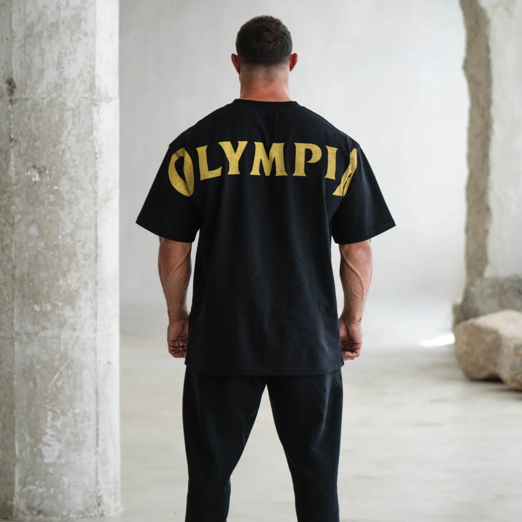Olympia Gold Shoulder Tee - Image 3