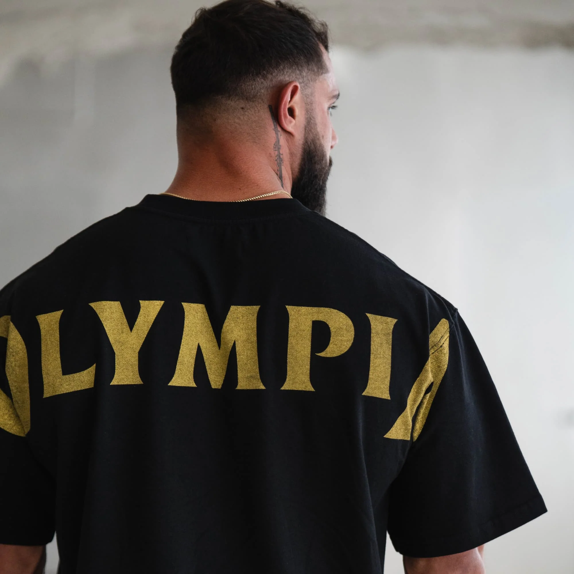 Olympia Gold Shoulder Tee - Image 6