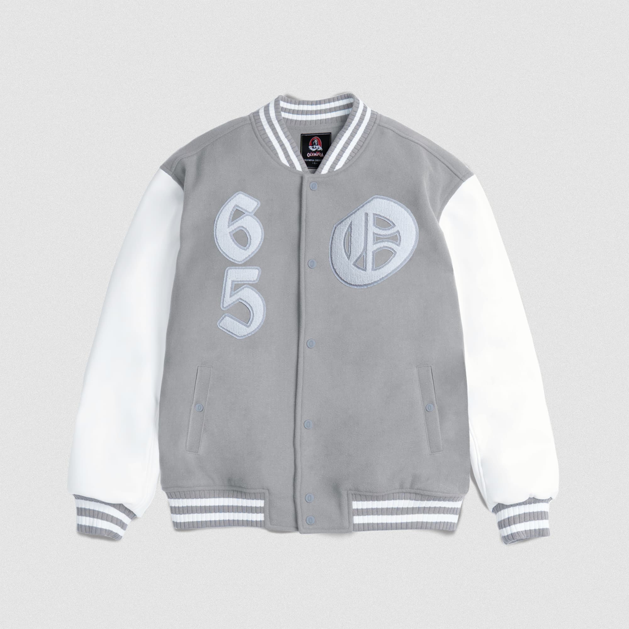 Olympia Lifting Club Varsity Jacket - Image 2