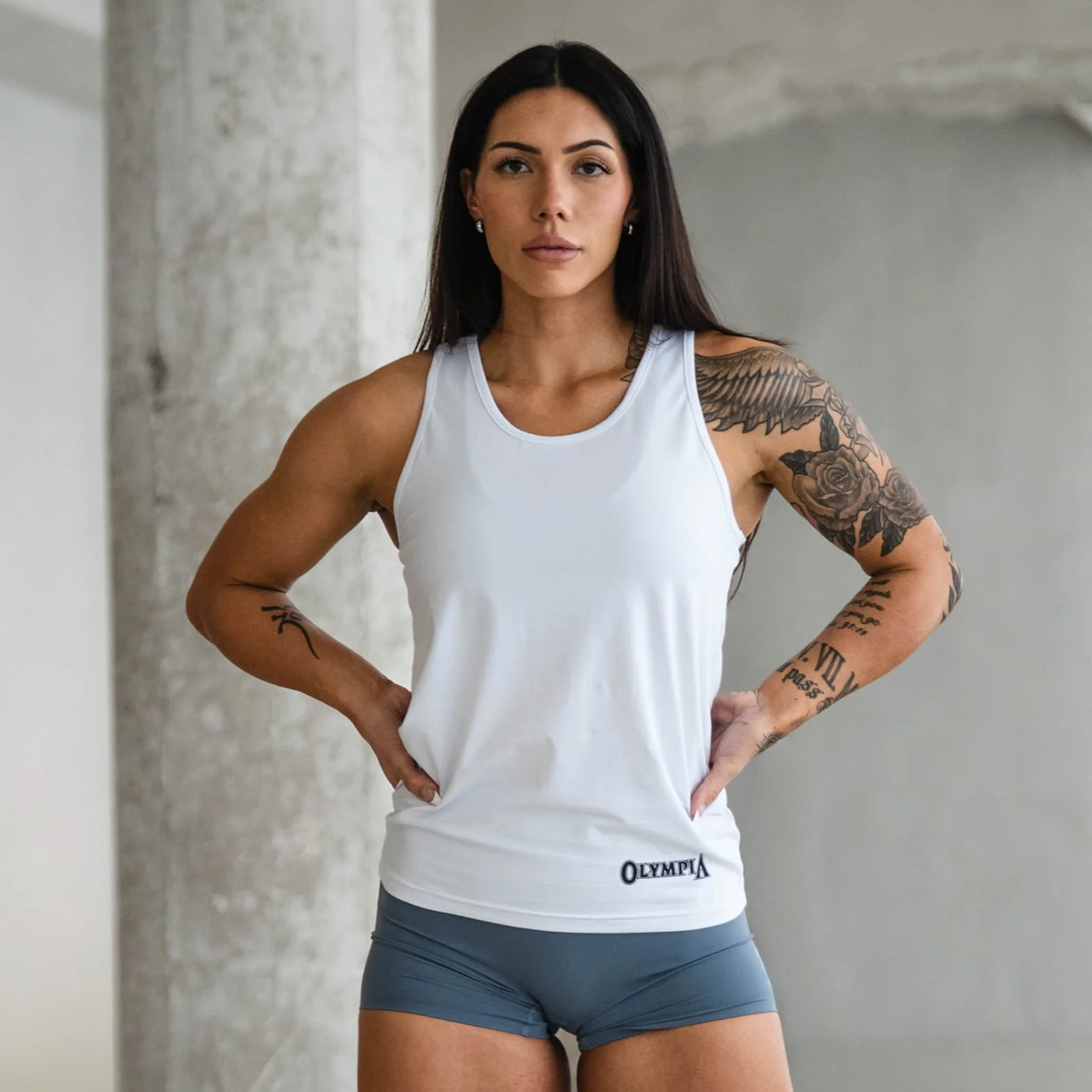 Olympia Racer Back Tank Top - Image 6