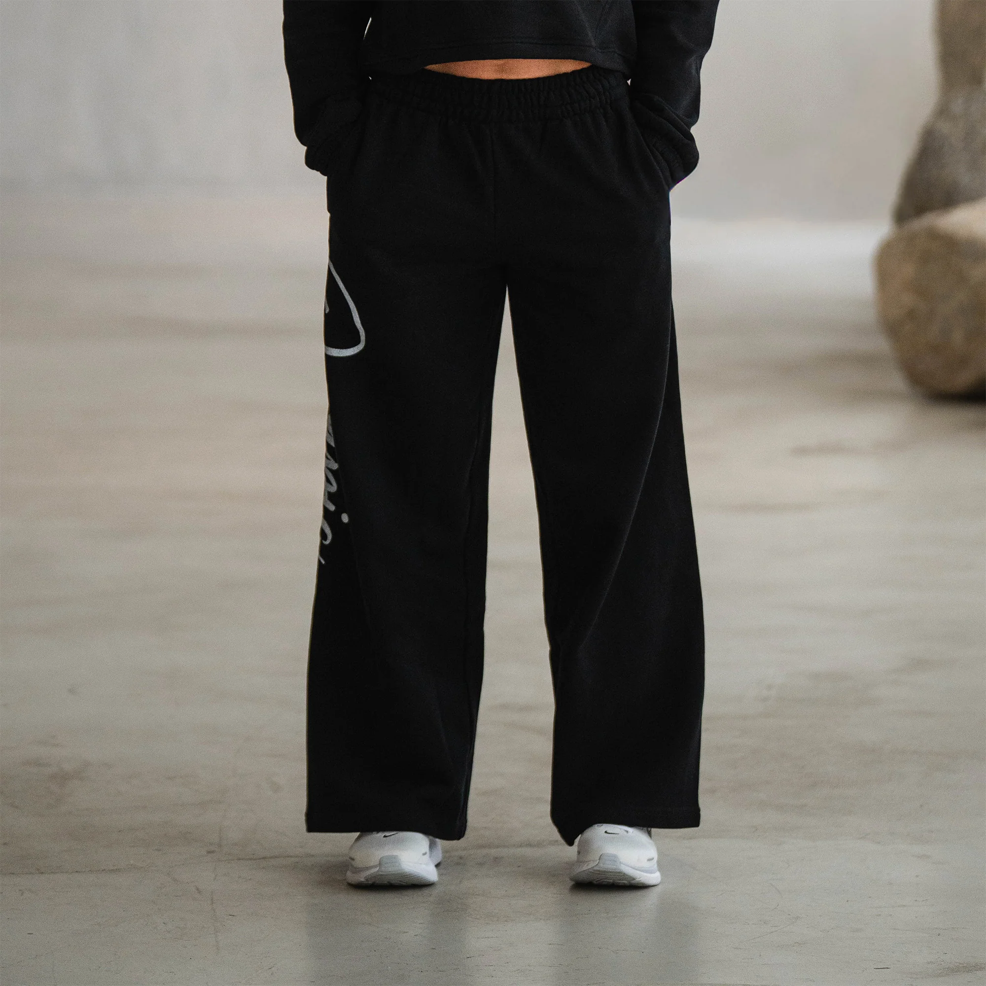 Olympia Script Wide Leg Jogger - Image 2