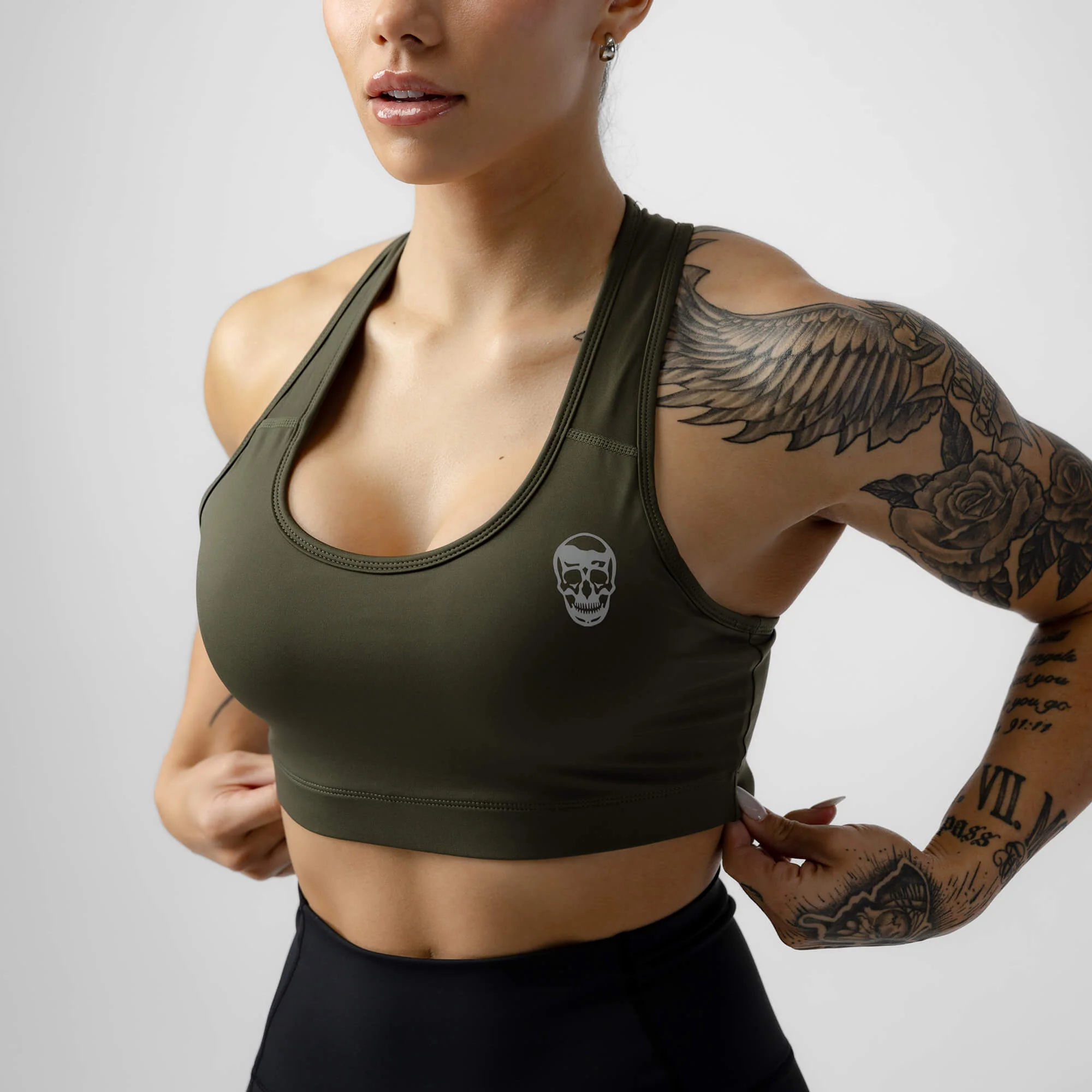 Performance Bra - OD Green - Image 2