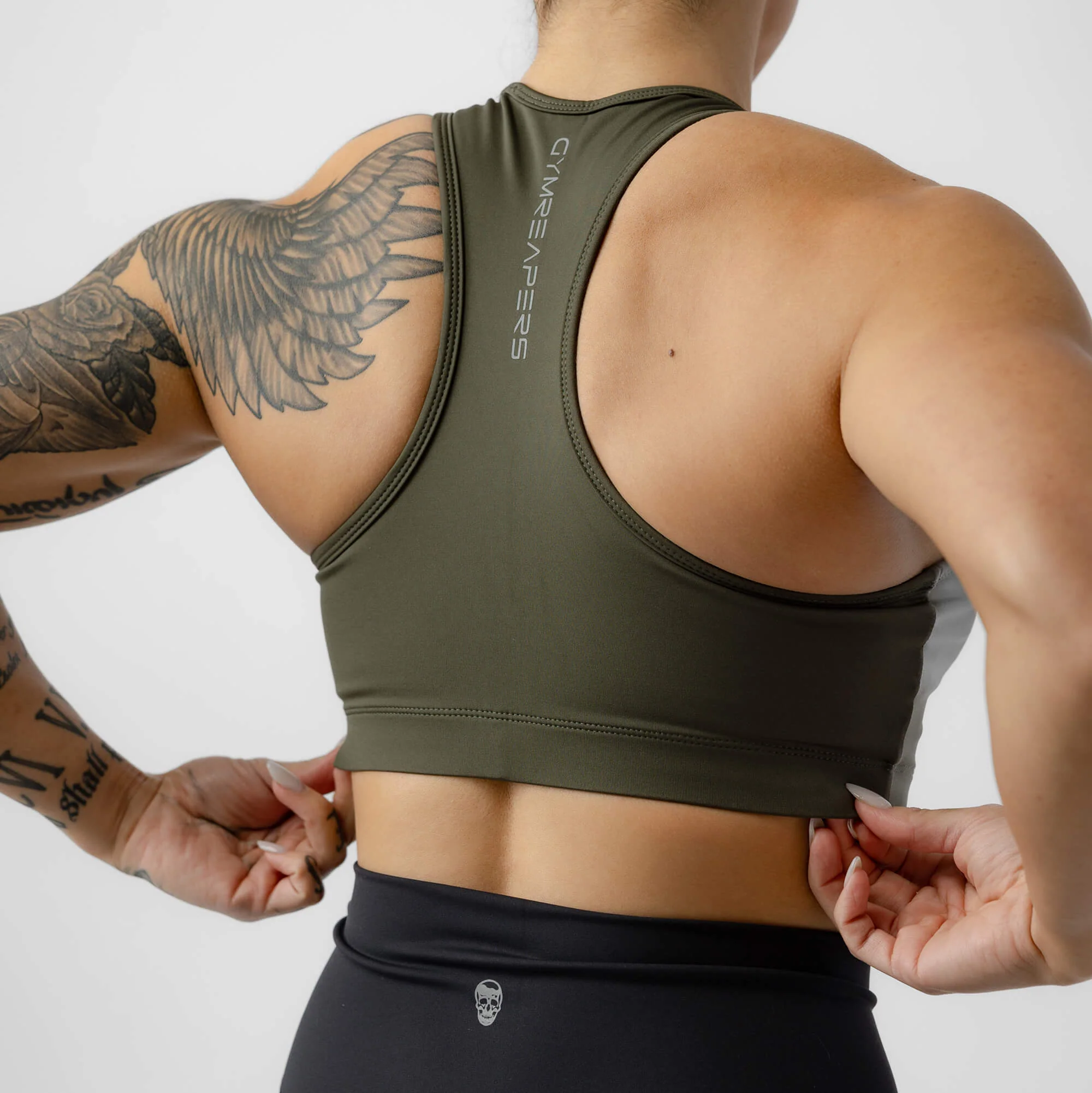 Performance Bra - OD Green - Image 3