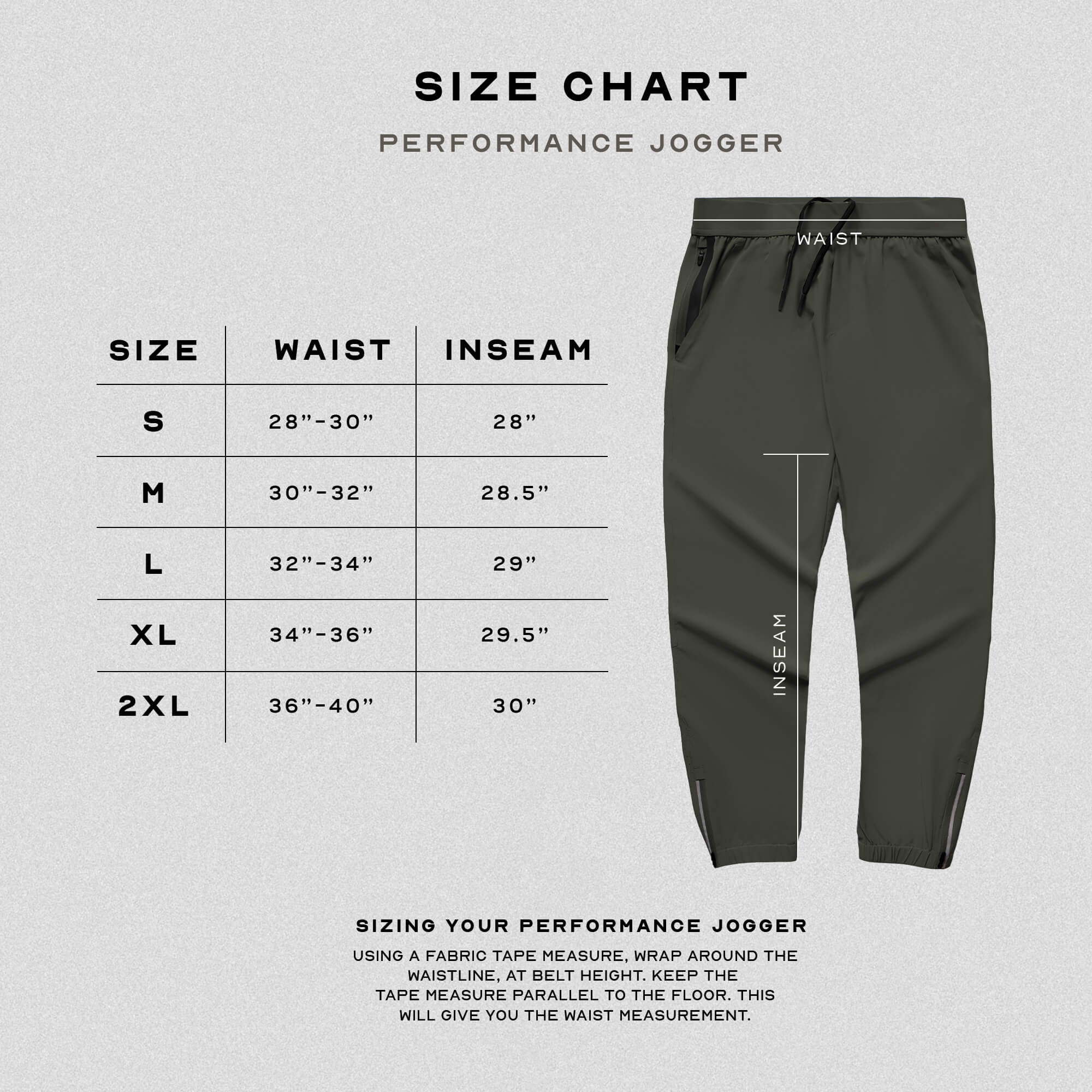 Performance Joggers - OD Green - Image 9