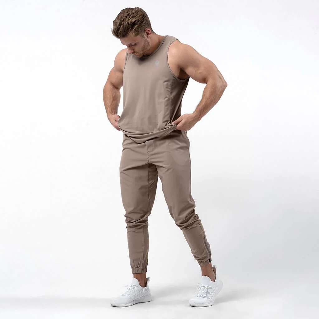 Performance Joggers - Taupe - Image 9
