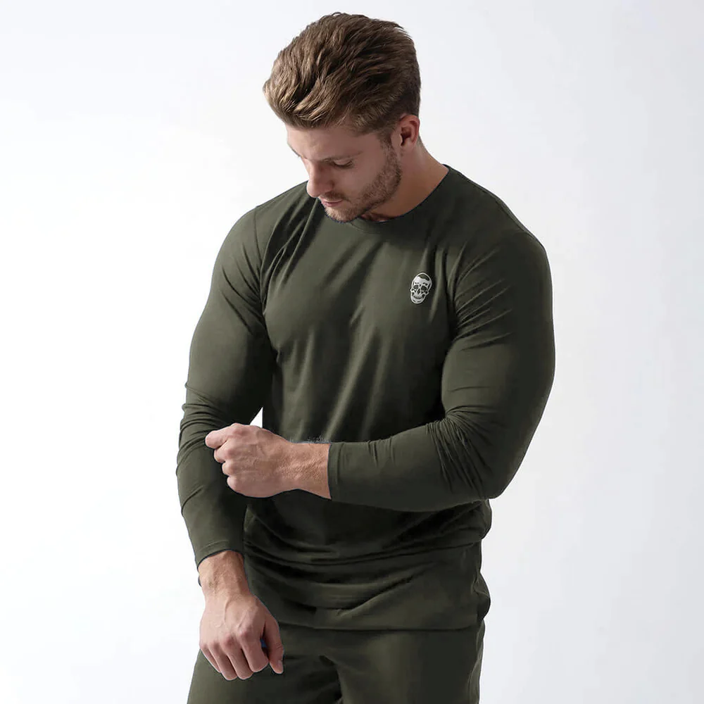 Performance Long Sleeve Shirt - OD Green - Image 6