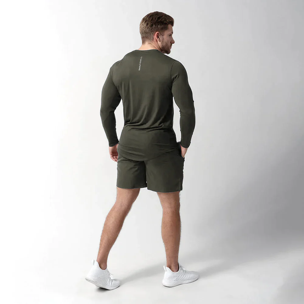 Performance Long Sleeve Shirt - OD Green - Image 8