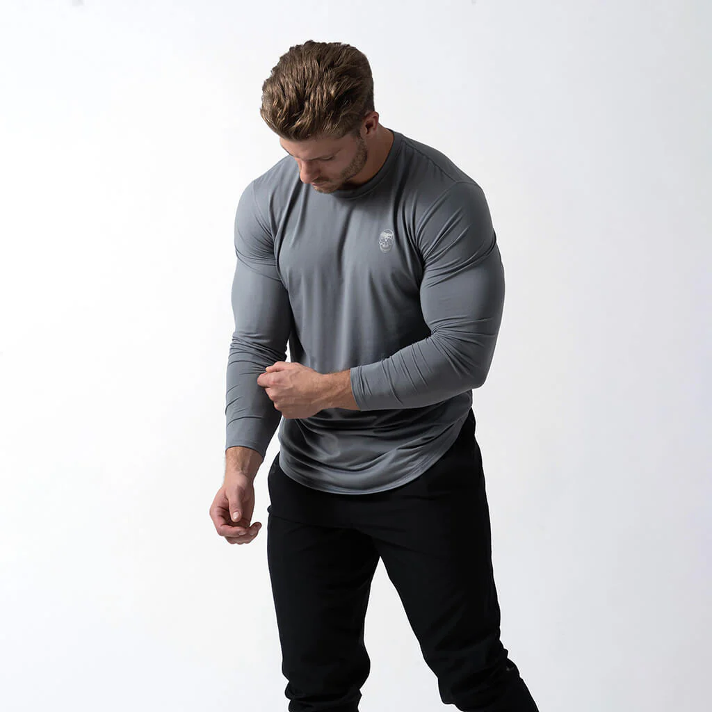 Performance Long Sleeve Shirt - Steel - Image 6