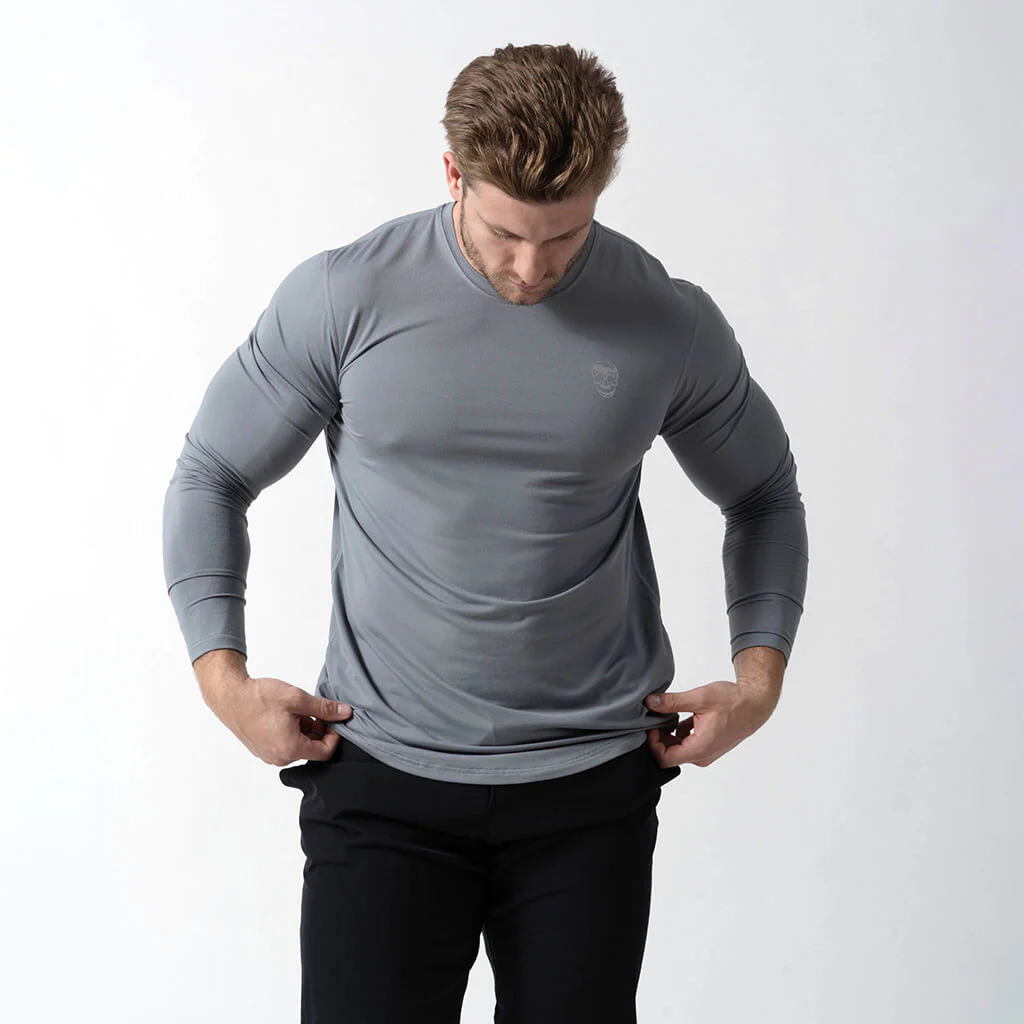 Performance Long Sleeve Shirt - Steel - Image 7