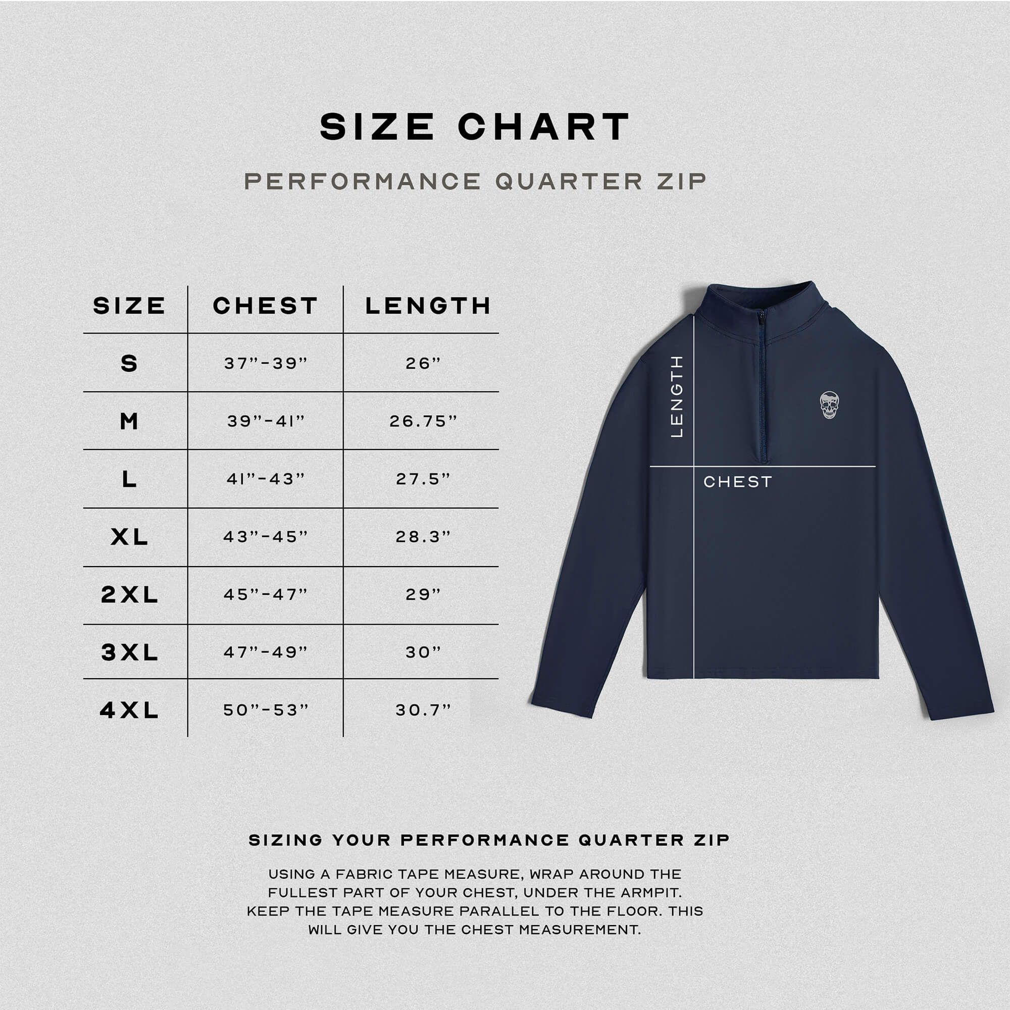 Performance Quarter Zip - Navy - Image 10