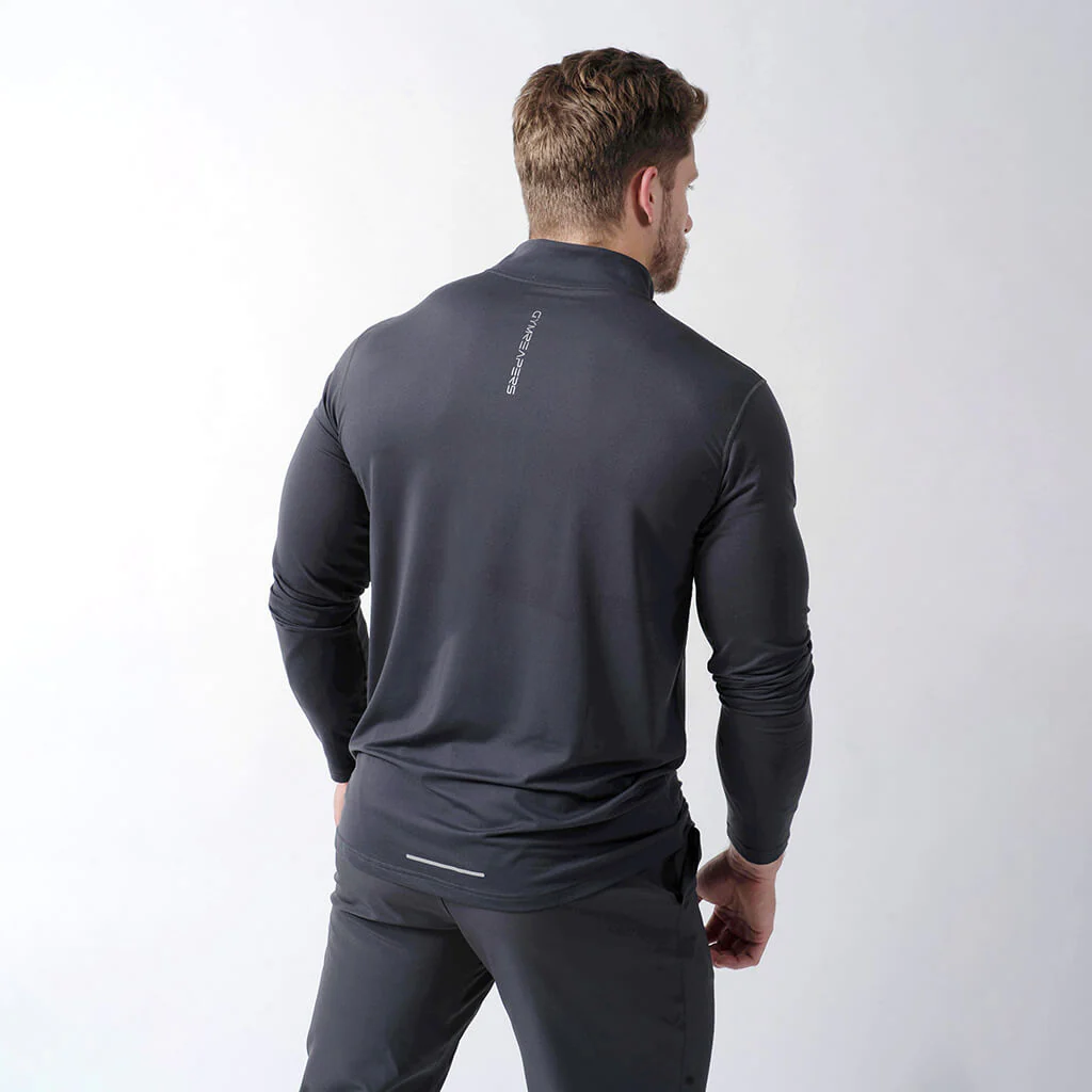 Performance Quarter Zip - Obsidian - Image 8