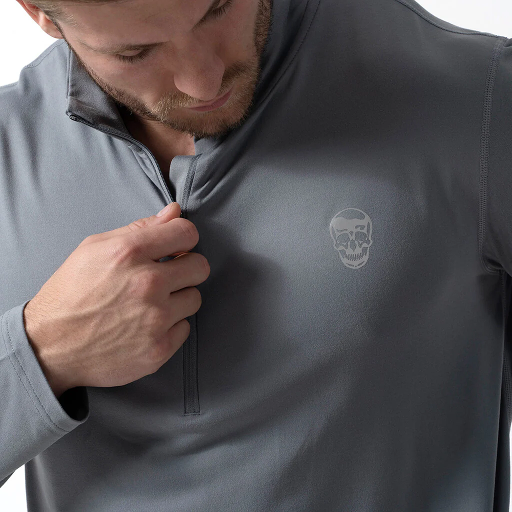 Performance Quarter Zip - Steel - Image 8