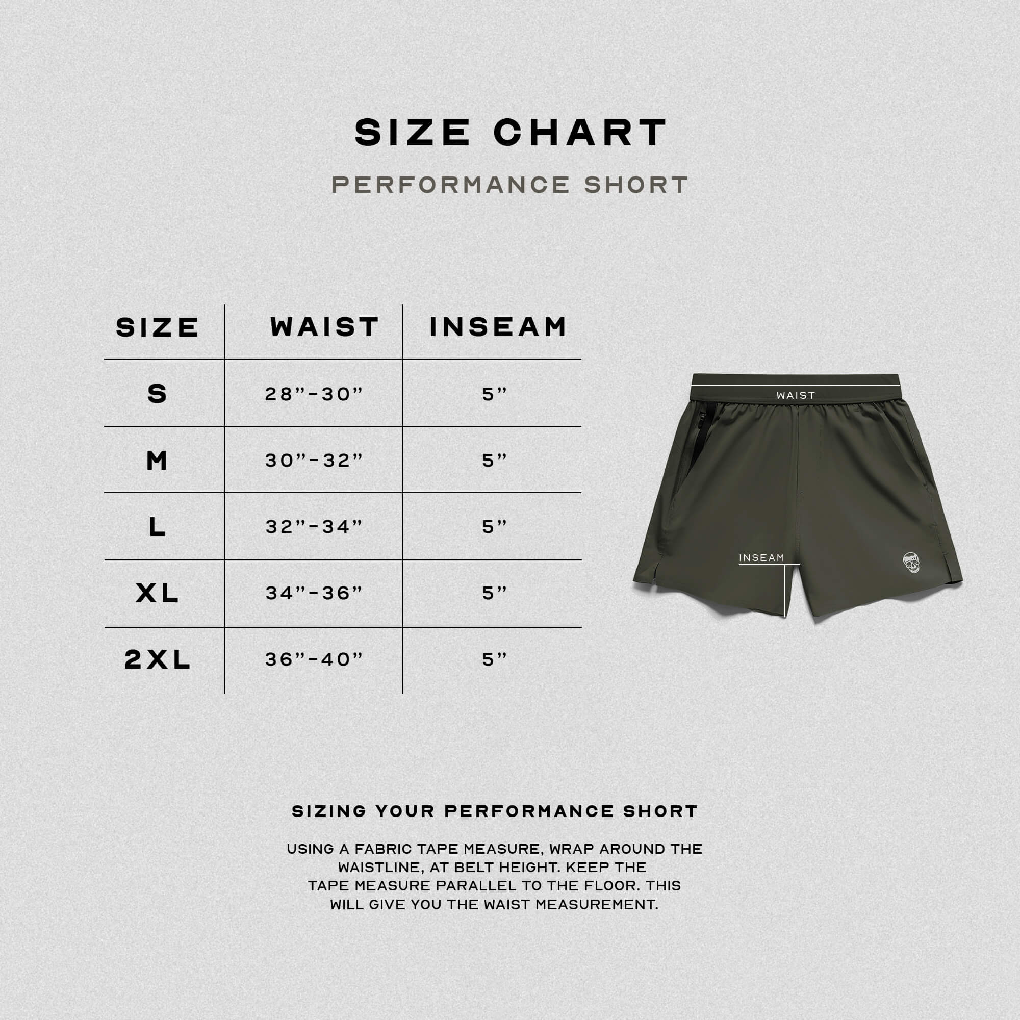 Performance Shorts - OD Green - Image 9