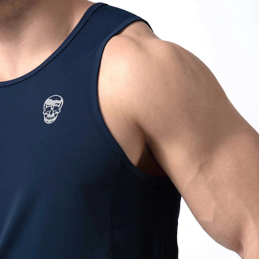 Performance Tank Top - Navy - Image 10