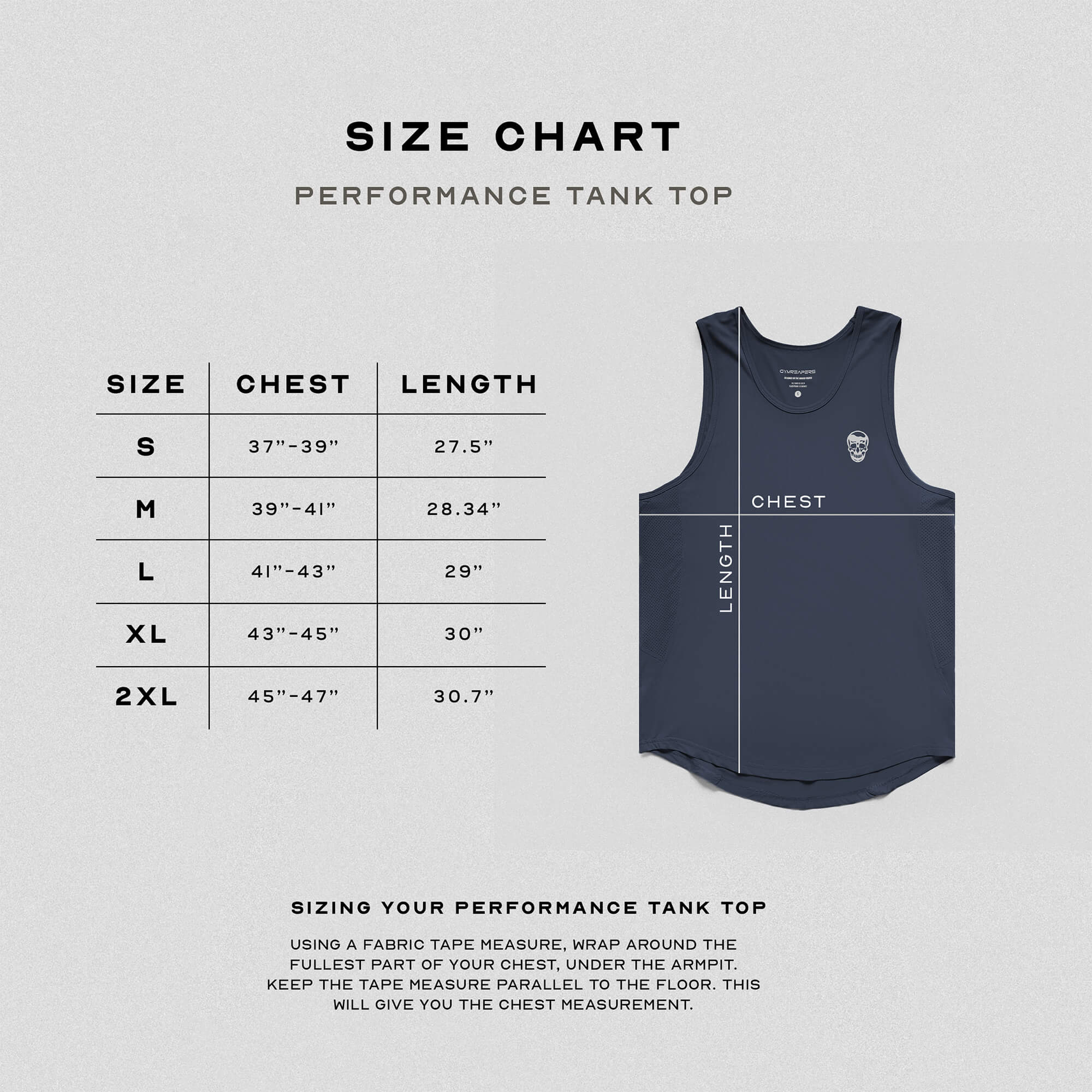Performance Tank Top - Navy - Image 11