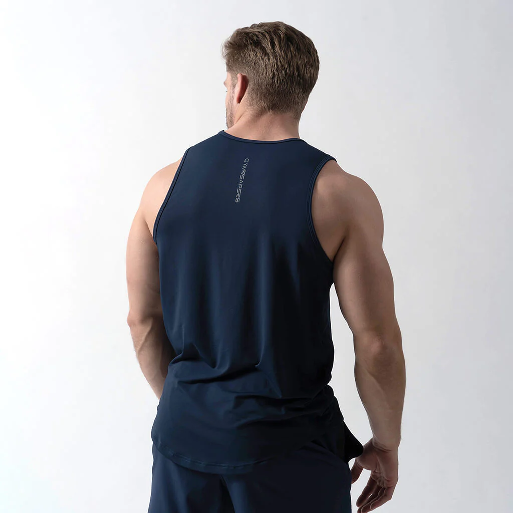 Performance Tank Top - Navy - Image 7