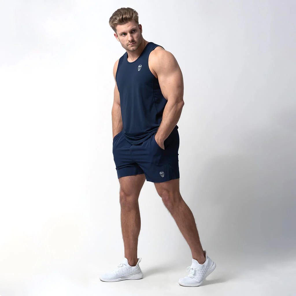 Performance Tank Top - Navy - Image 9