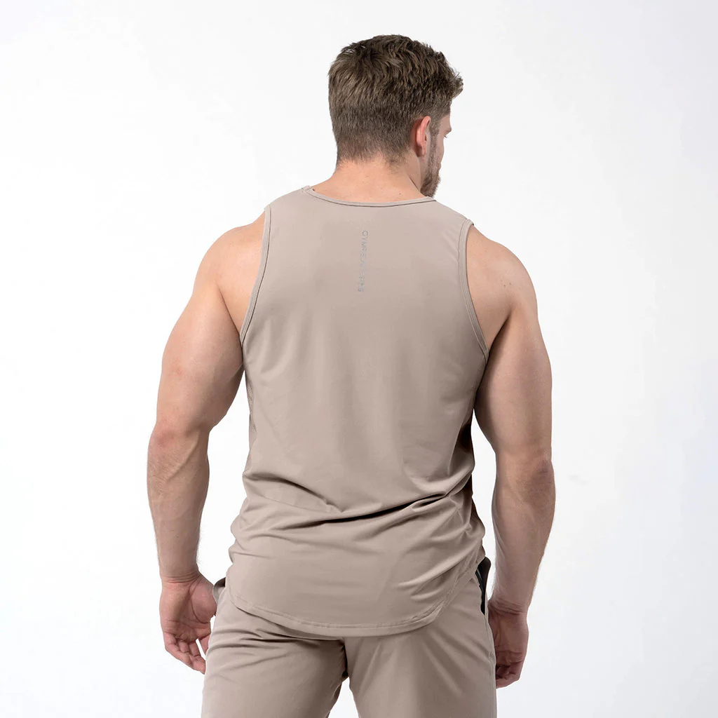 Performance Tank Top - Taupe - Image 7