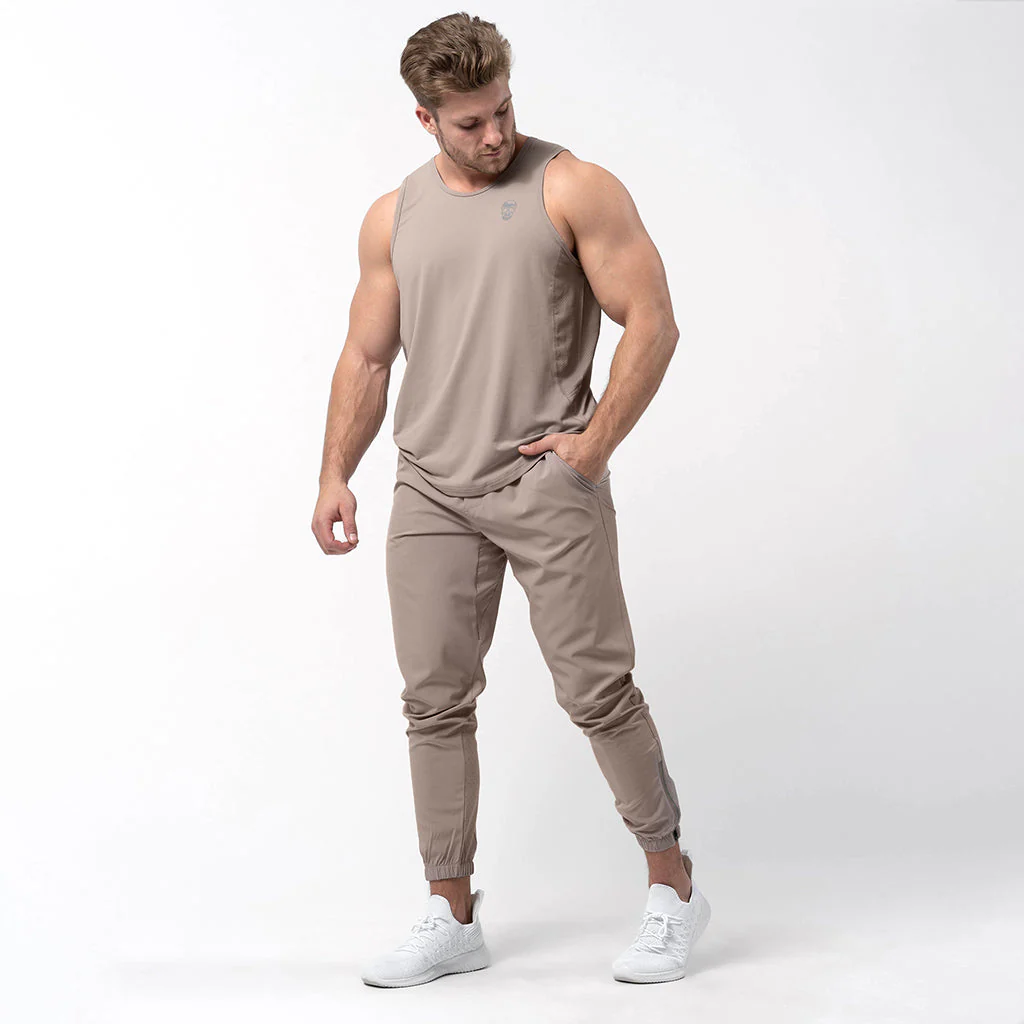 Performance Tank Top - Taupe - Image 9