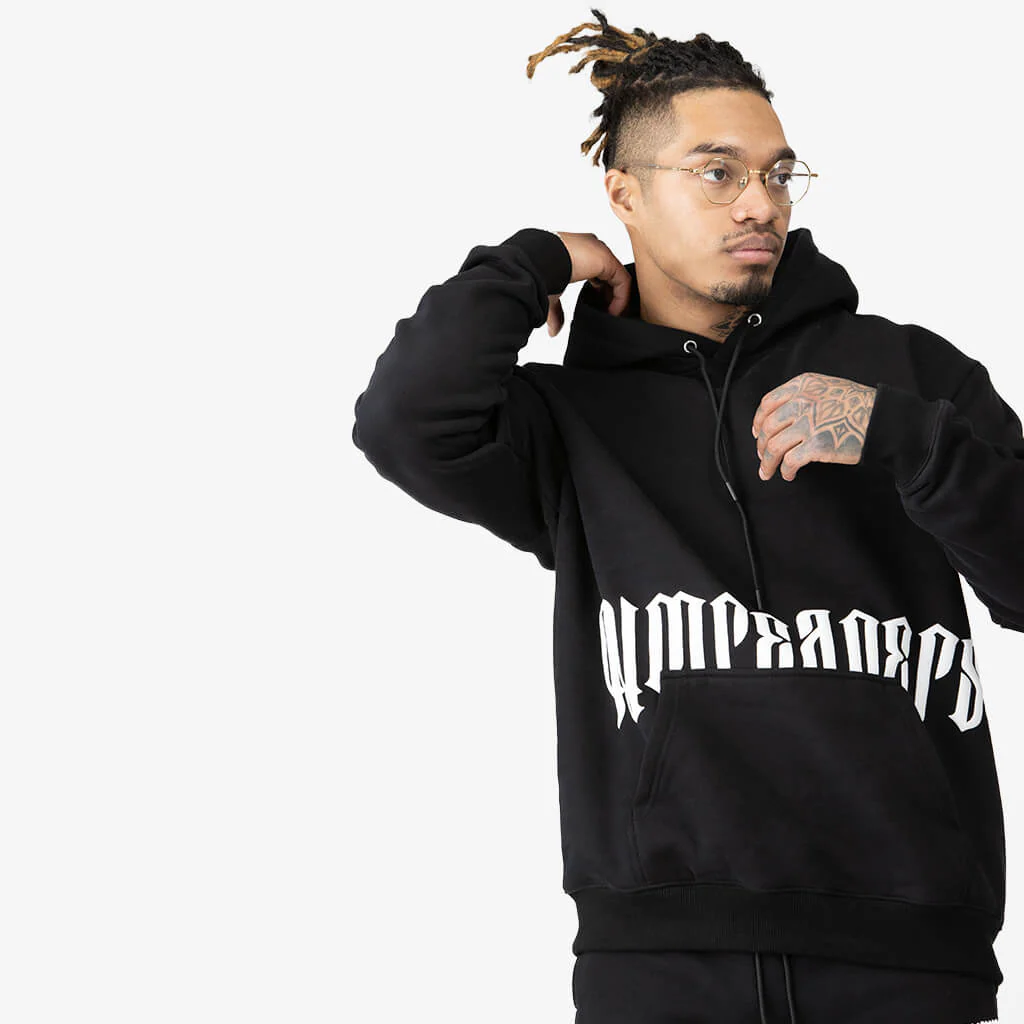 Phantom Hoodie - Black/White - Image 5