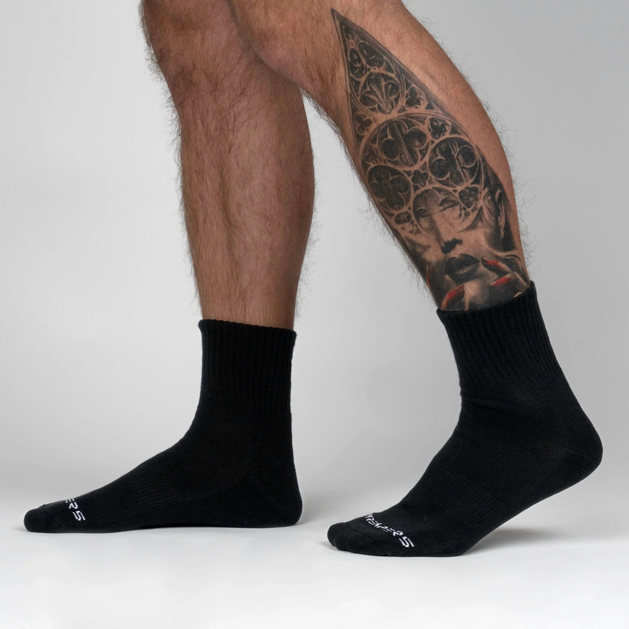 Quarter Socks - Black - Image 4