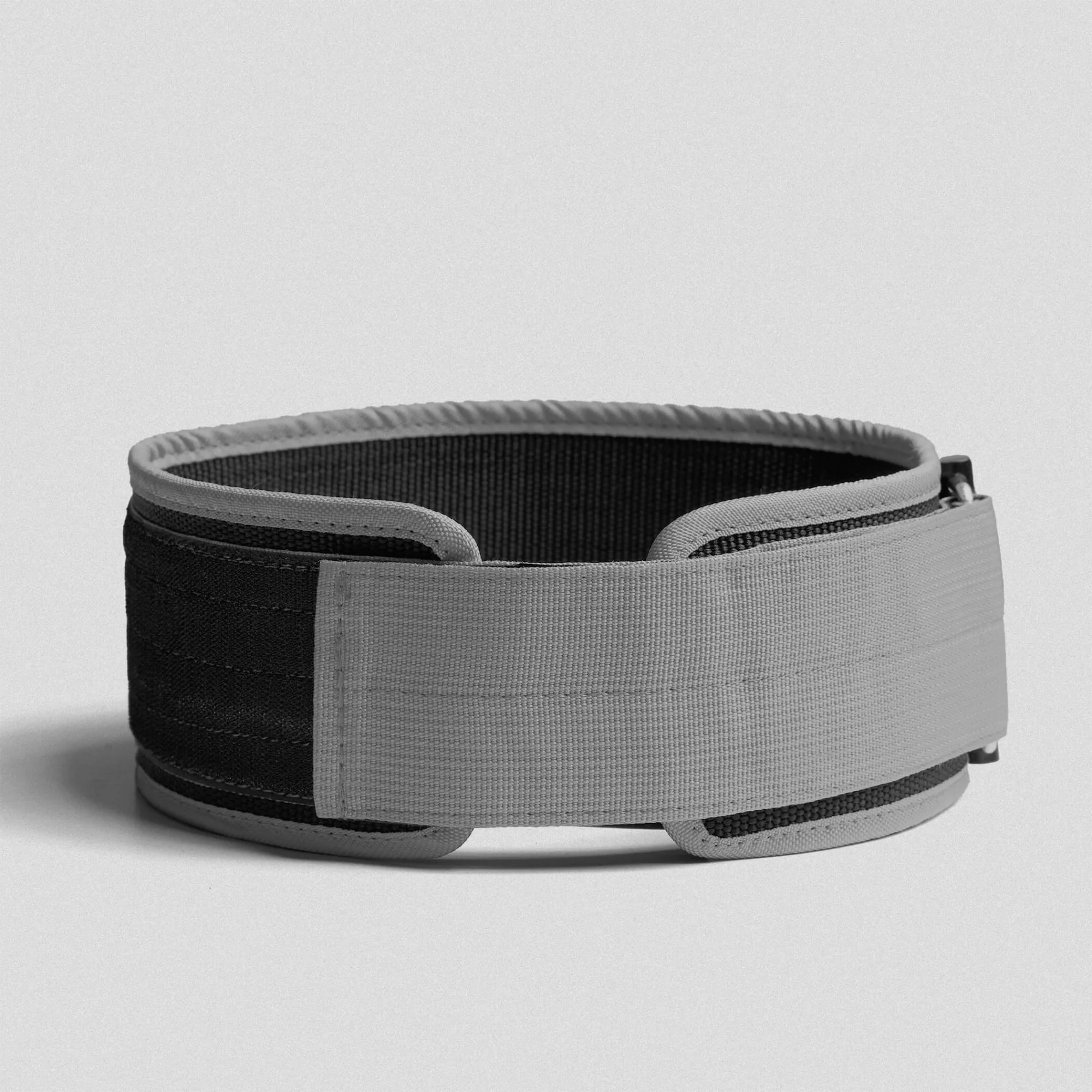 Quick Locking Weightlifting Belt | Premium Back Support - Gray - Image 2