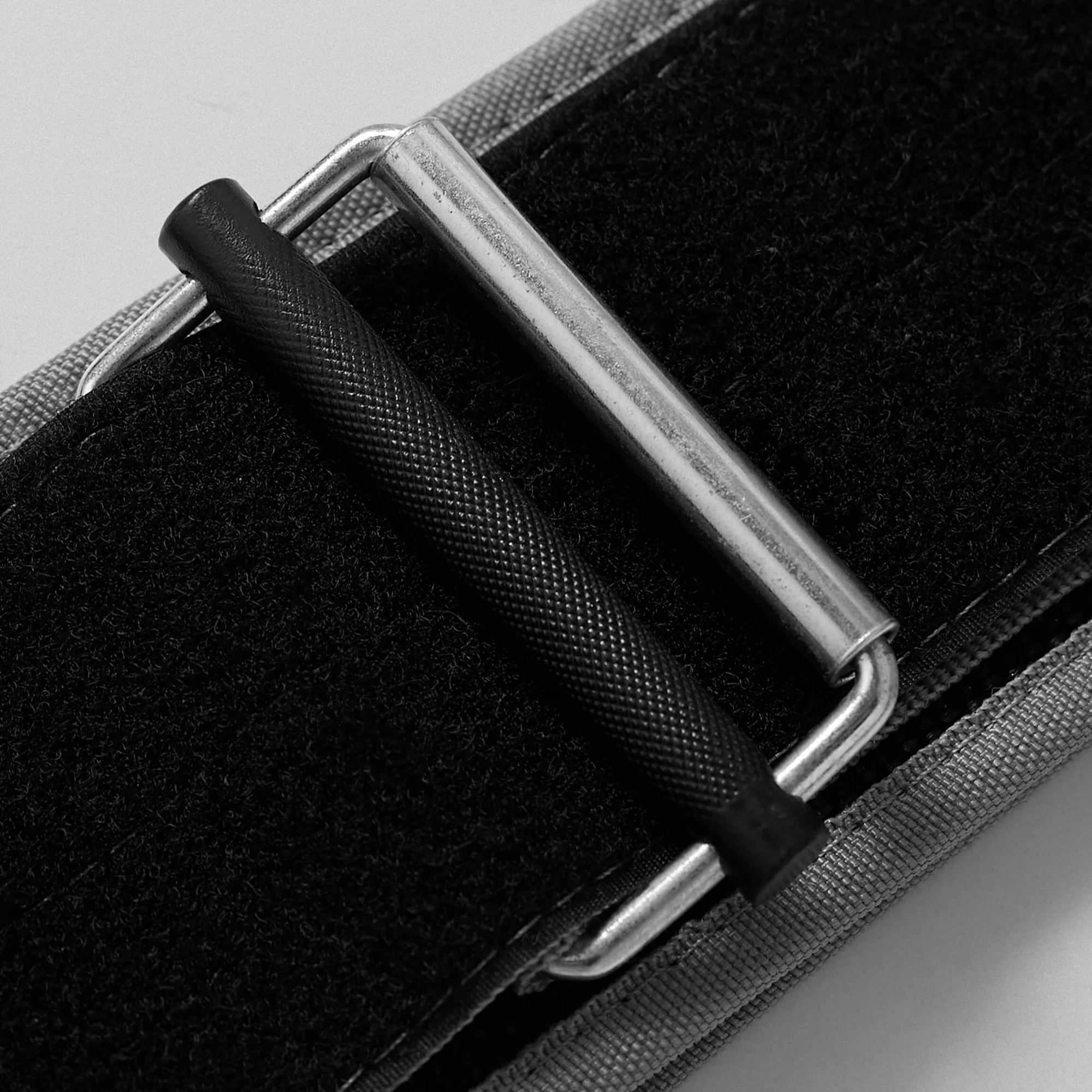 Quick Locking Weightlifting Belt | Premium Back Support - Gray - Image 5