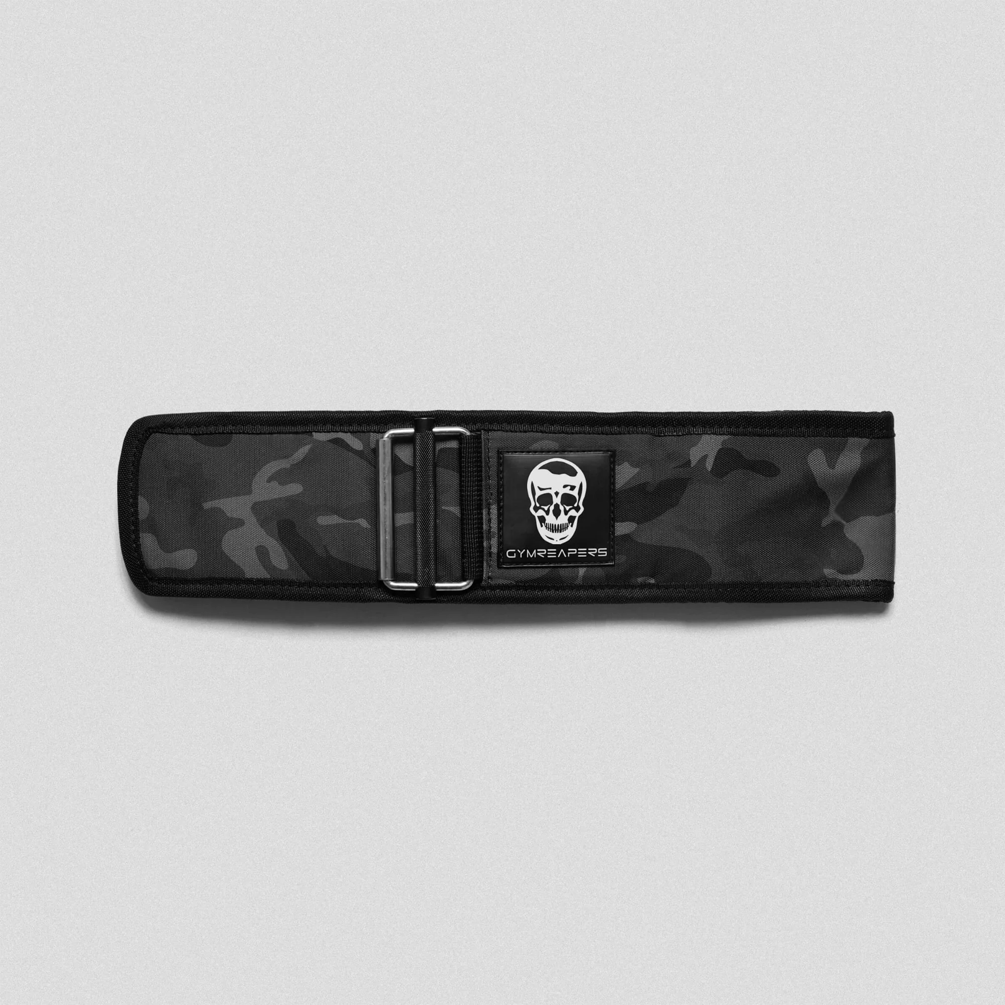 Quick Locking Weightlifting Belt | Premium Back Support - Midnight Camo - Image 3