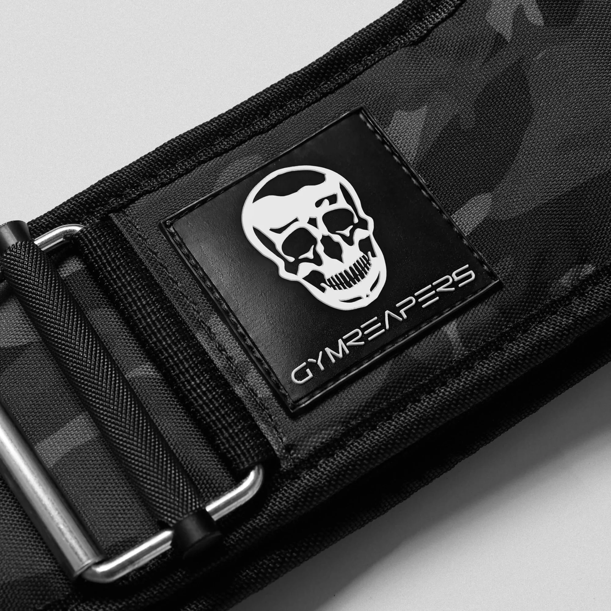 Quick Locking Weightlifting Belt | Premium Back Support - Midnight Camo - Image 4