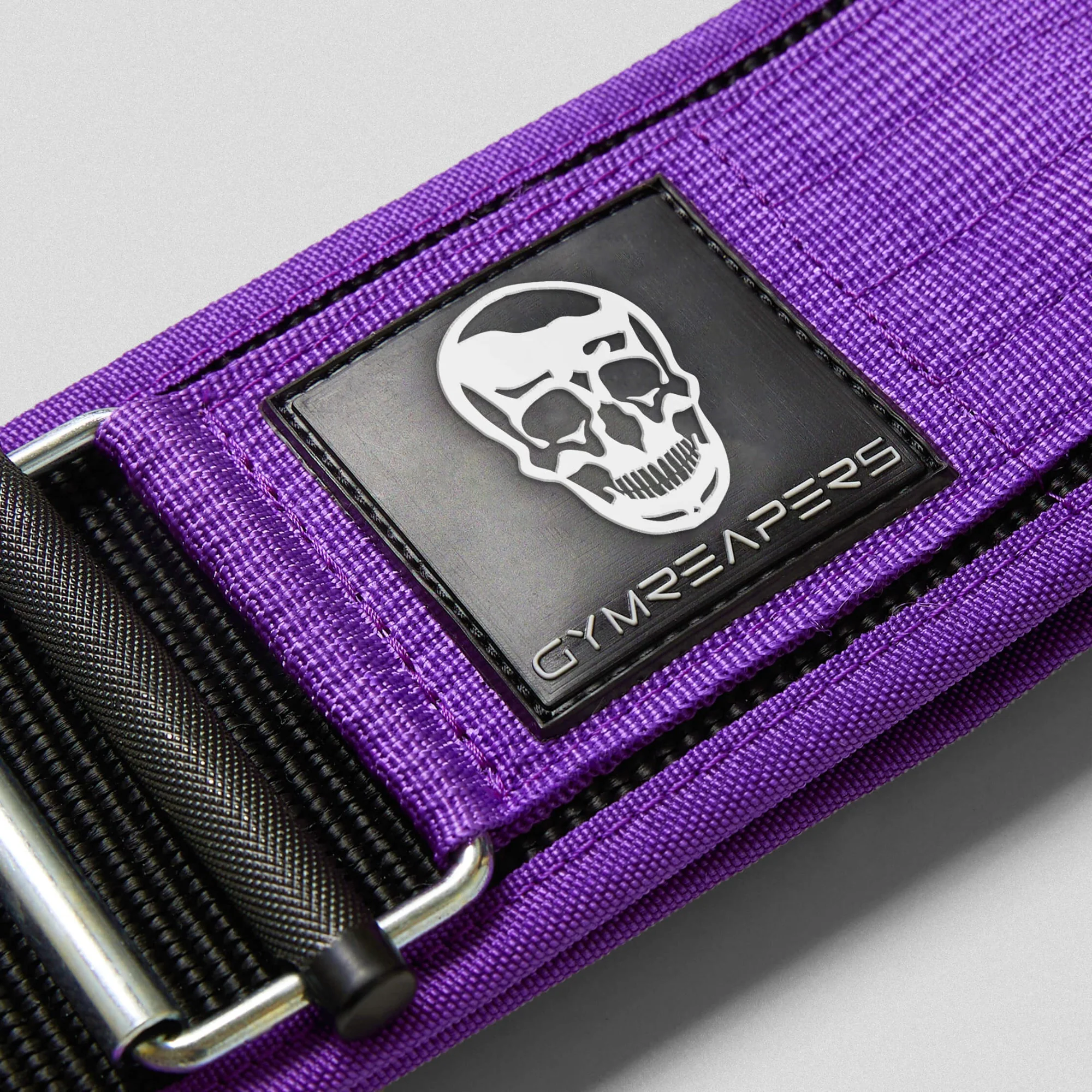 Gymreapers Quick Locking Weightlifting Belt - Purple - Image 4