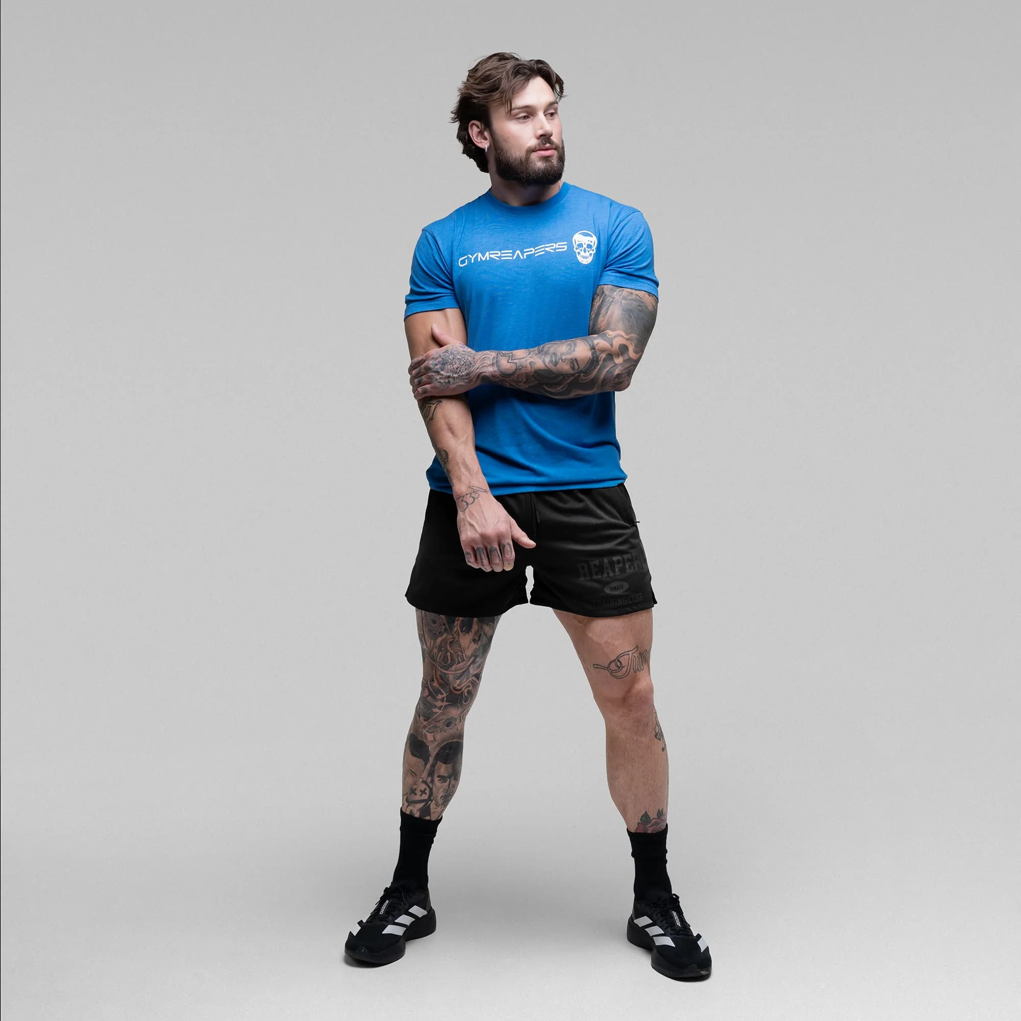 Reaper Training Shorts - Black/Black - Image 4