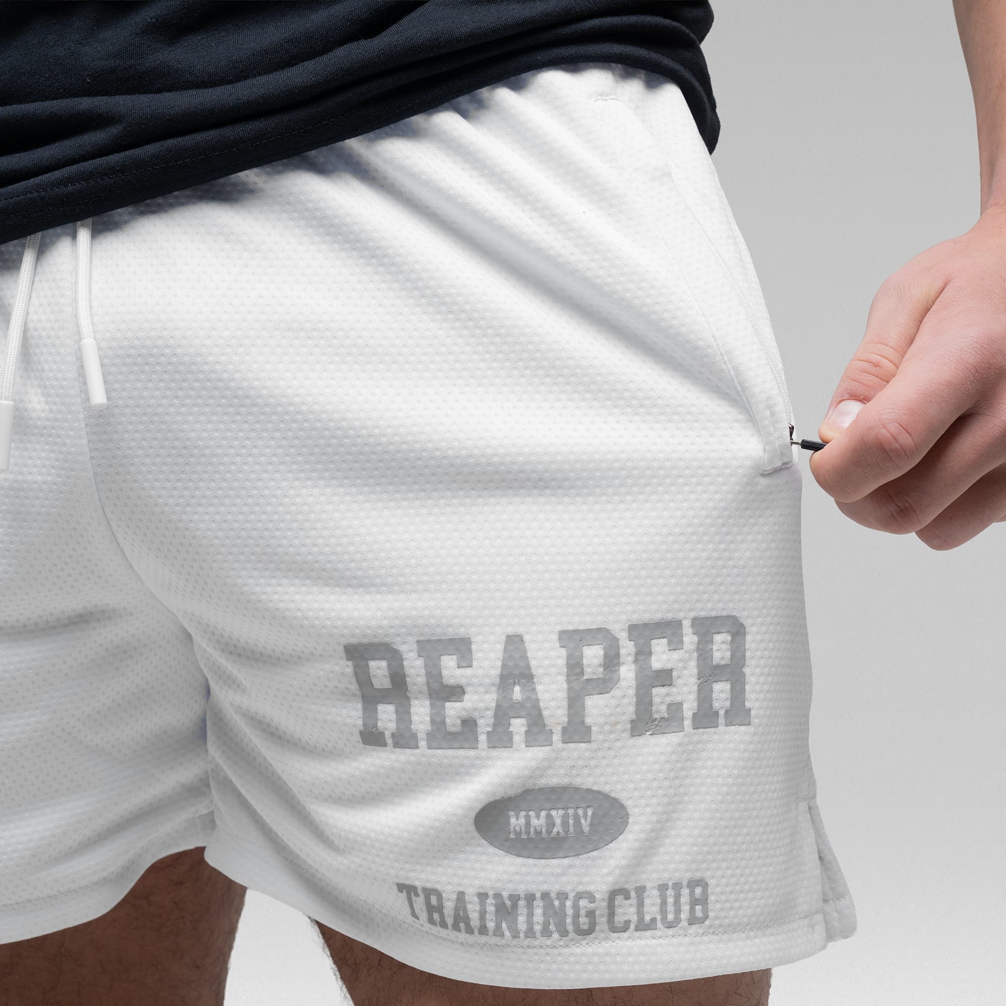 Reaper Training Shorts - White - Image 6
