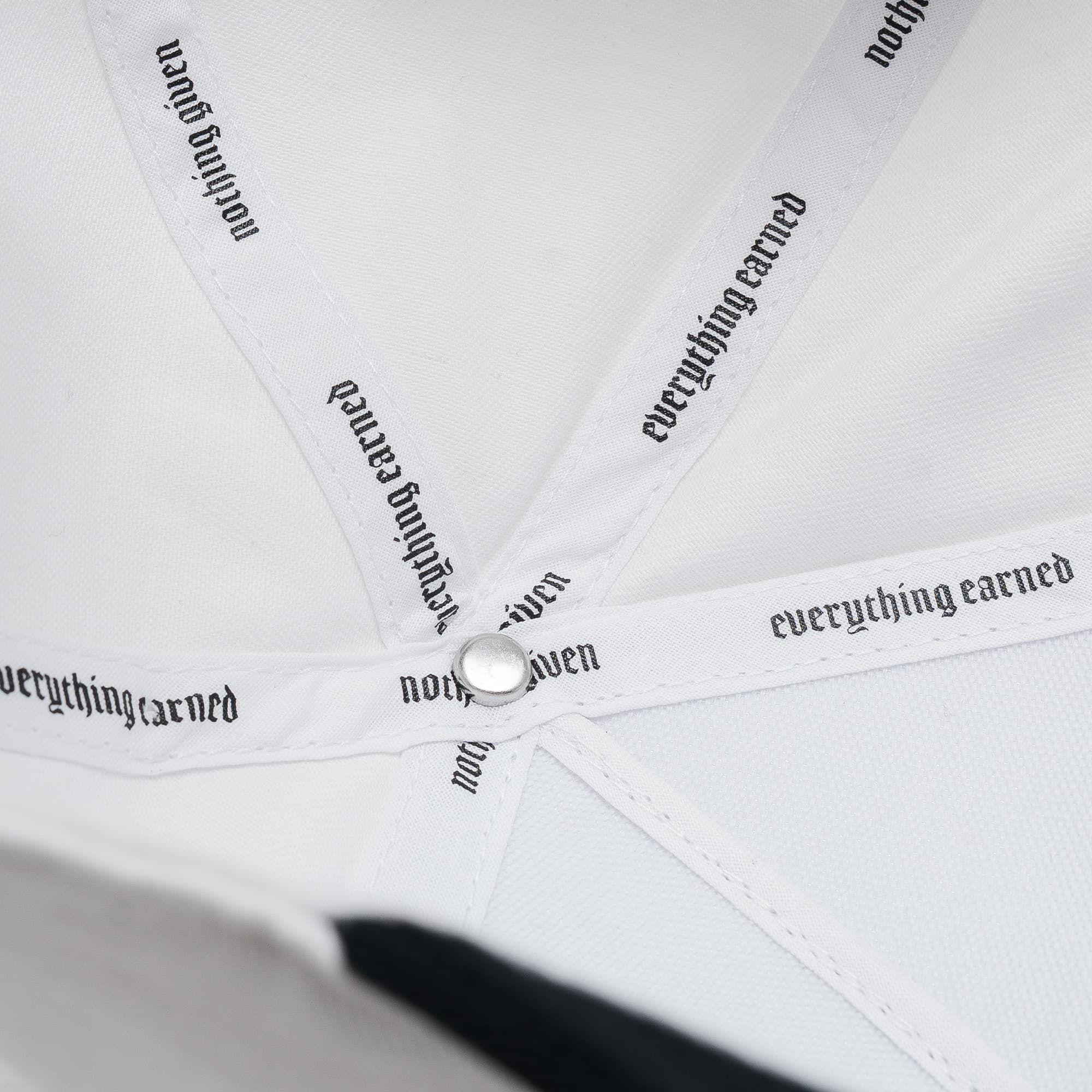 Reapers 5-Panel Cotton Hat - White/Black - Image 3