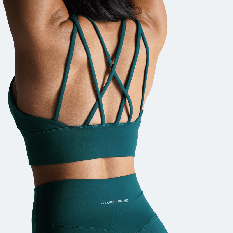 Revive High Neck Bra - Emerald - Image 3