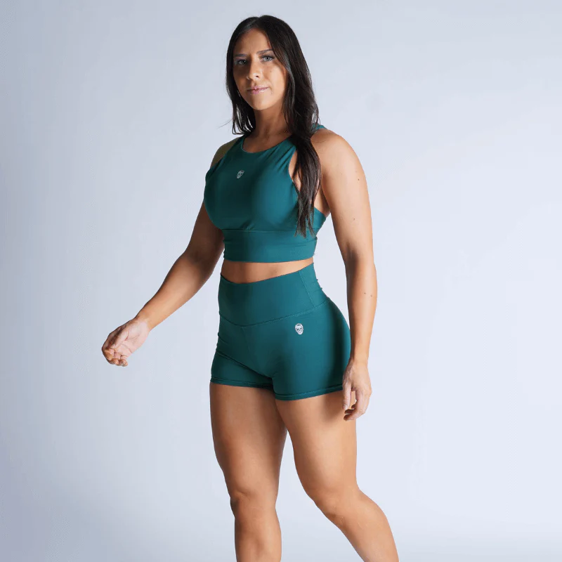 Revive High Neck Bra - Emerald - Image 4