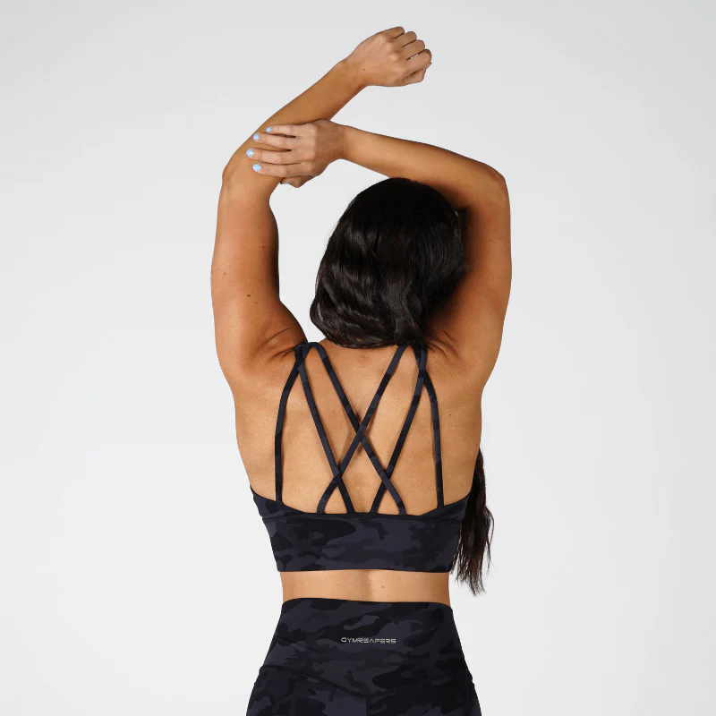 Revive High Neck Bra - Midnight Camo - Image 4
