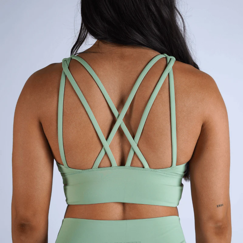 Revive High Neck Bra - Mint - Image 2