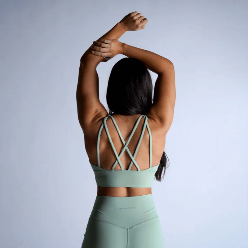 Revive High Neck Bra - Mint - Image 4