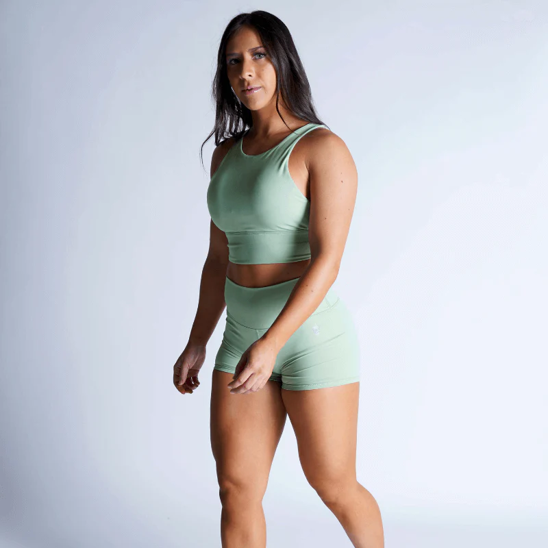 Revive High Neck Bra - Mint - Image 5