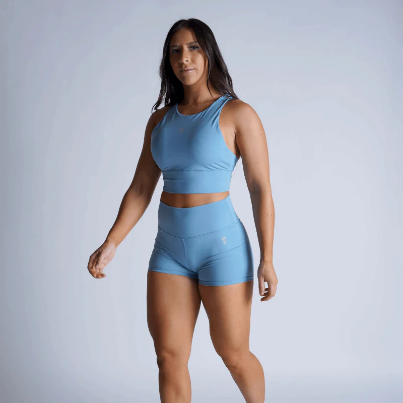 Revive High Neck Bra - Sky Blue - Image 5