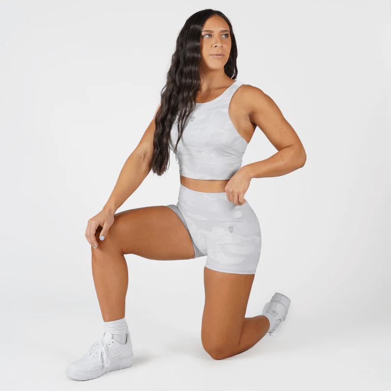 Revive High Neck Bra - White Camo - Image 5